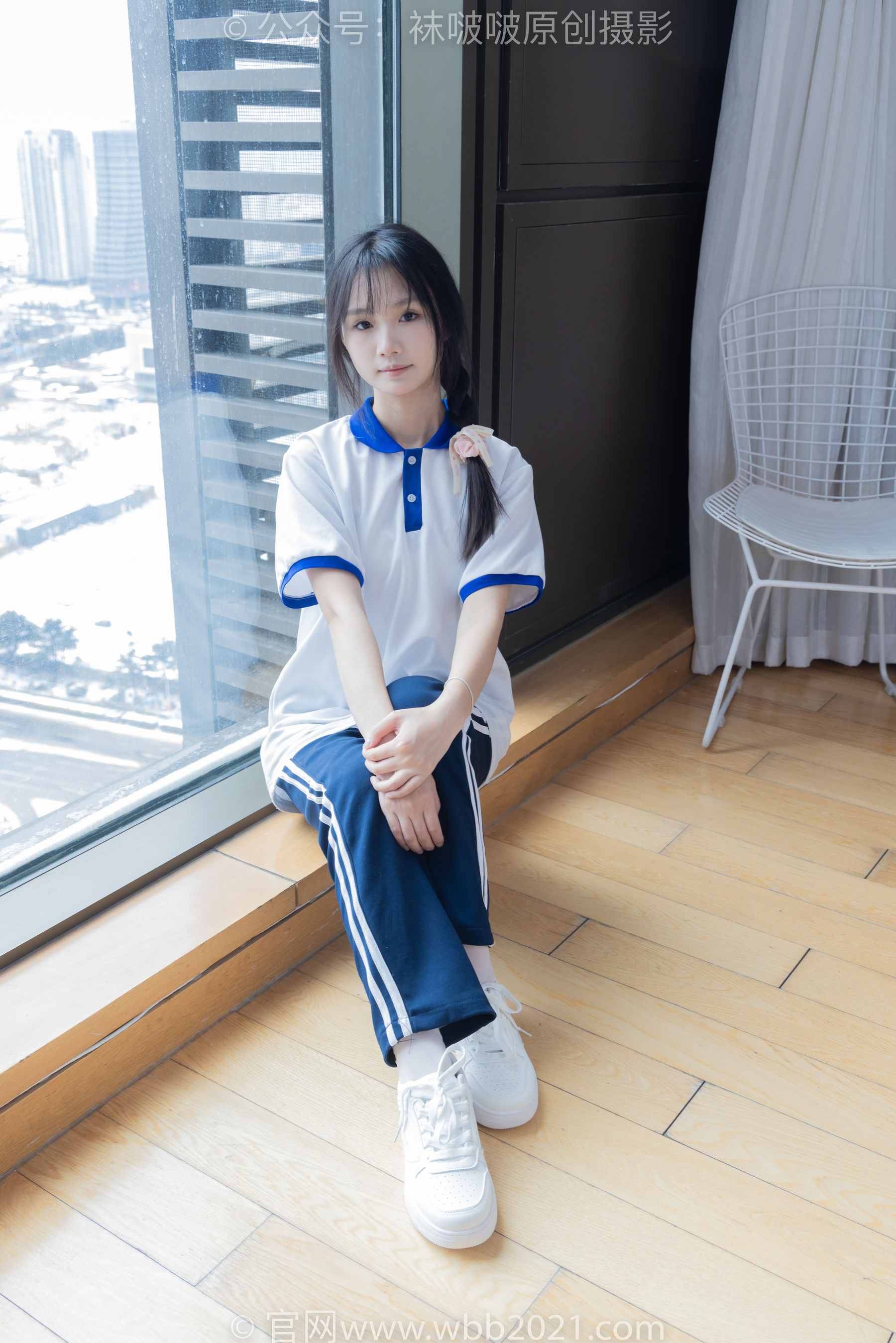 BoBoSocks袜啵啵 No.366 甜甜圈 -三双板鞋、白棉袜、短白丝