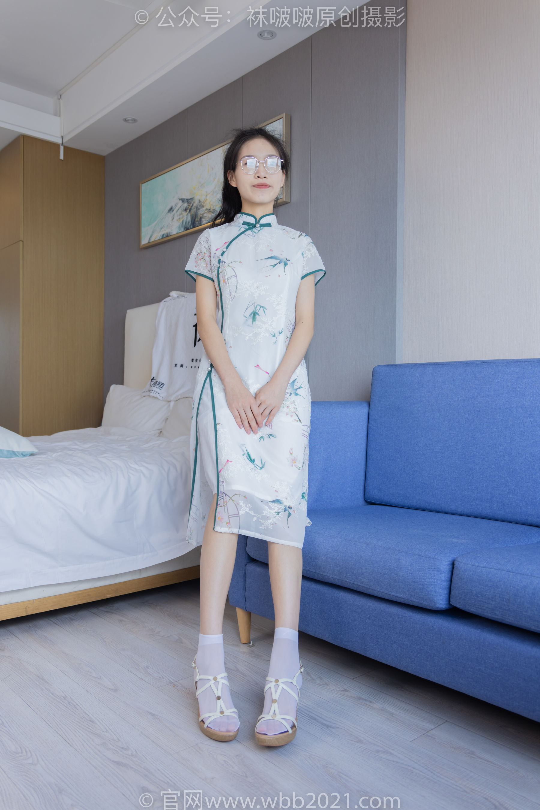 BoBoSocks袜啵啵 No.371 芝士 -平底鞋、高跟凉鞋、厚白丝小腿袜、短白丝