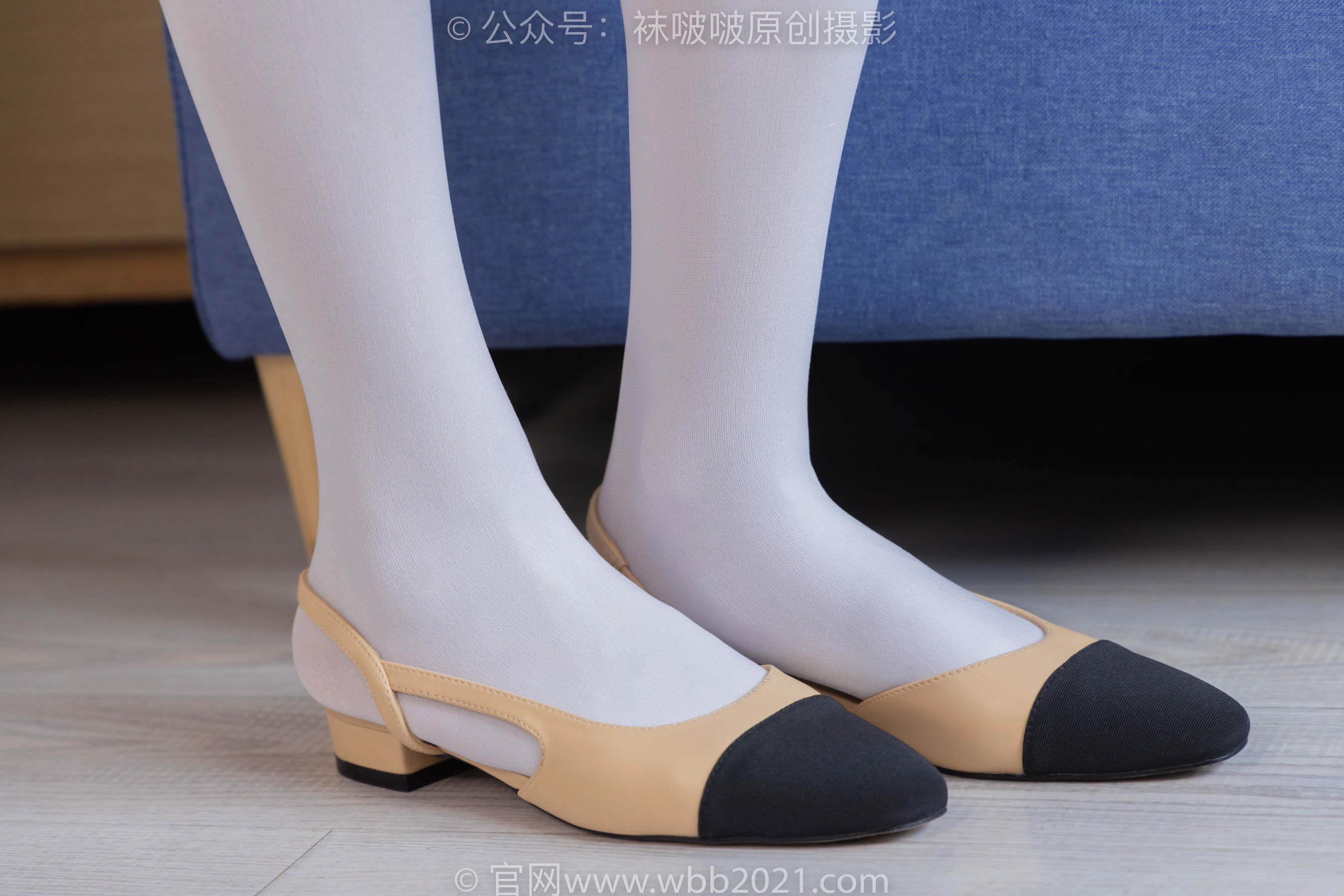 BoBoSocks袜啵啵 No.371 芝士 -平底鞋、高跟凉鞋、厚白丝小腿袜、短白丝