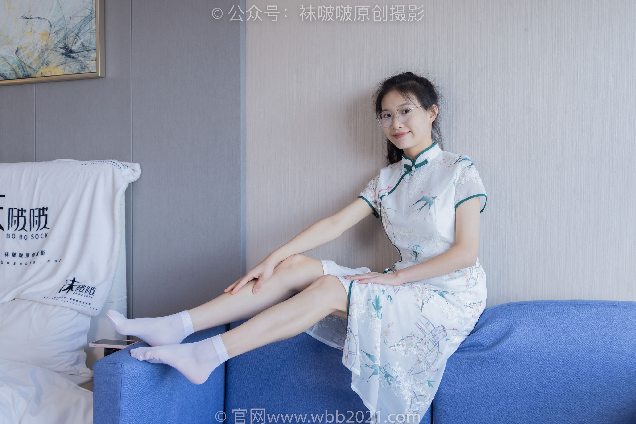 BoBoSocks袜啵啵 No.371 芝士 -平底鞋、高跟凉鞋、厚白丝小腿袜、短白丝