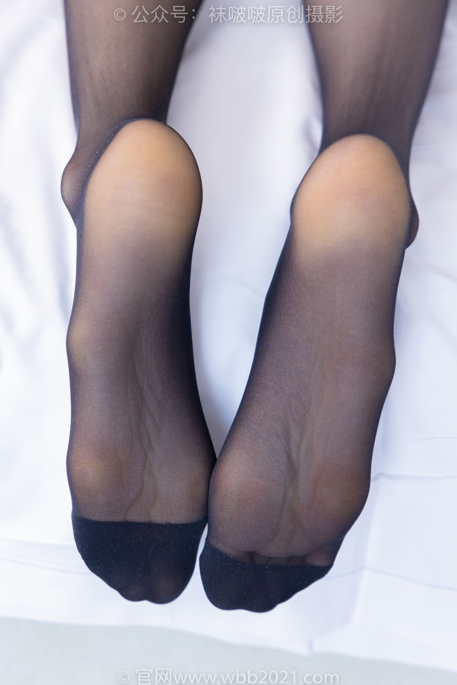 BoBoSocks袜啵啵 No.373 雪糕 -高跟凉鞋、黑丝（脚尖加固款）、ol制服