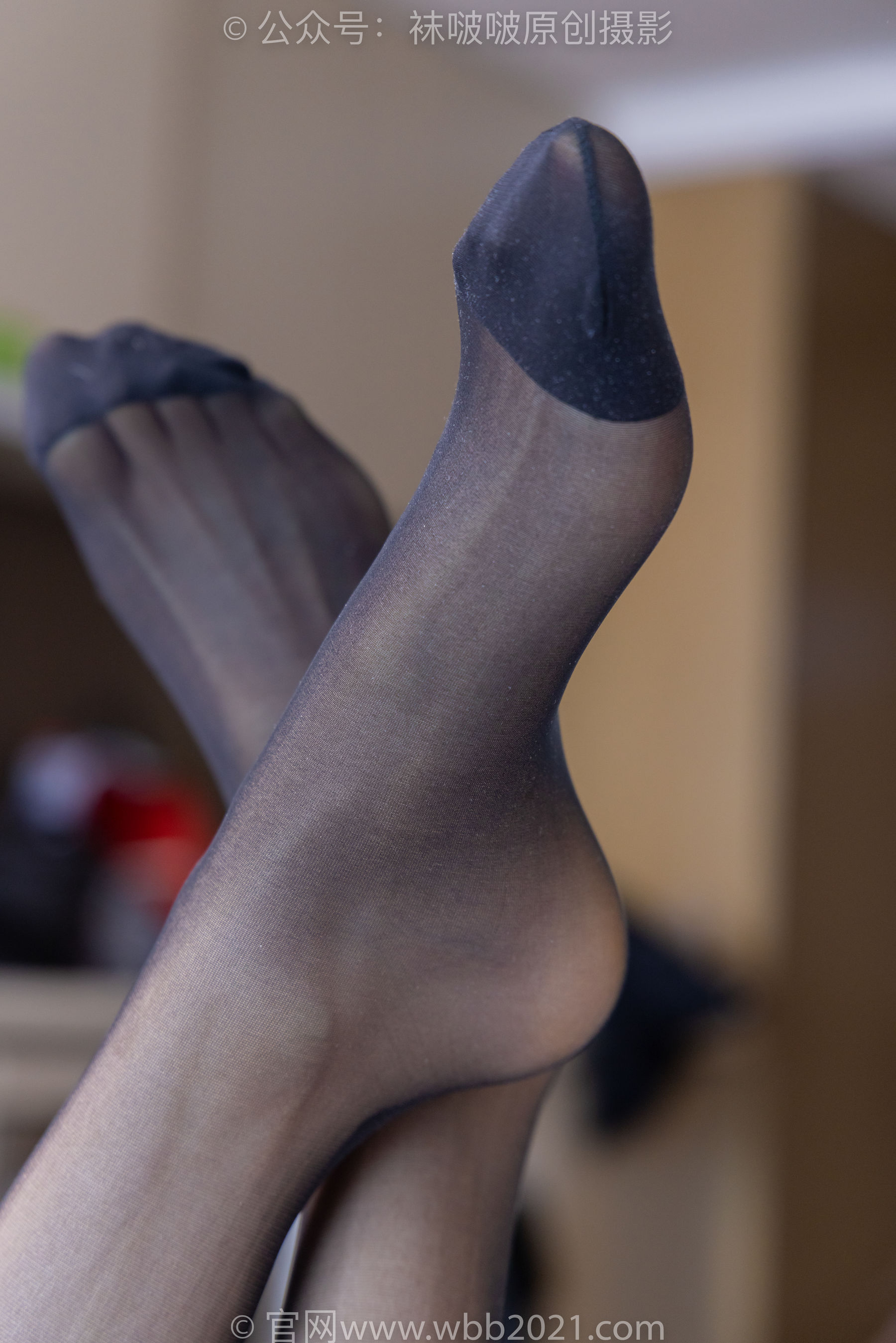 BoBoSocks袜啵啵 No.373 雪糕 -高跟凉鞋、黑丝（脚尖加固款）、ol制服