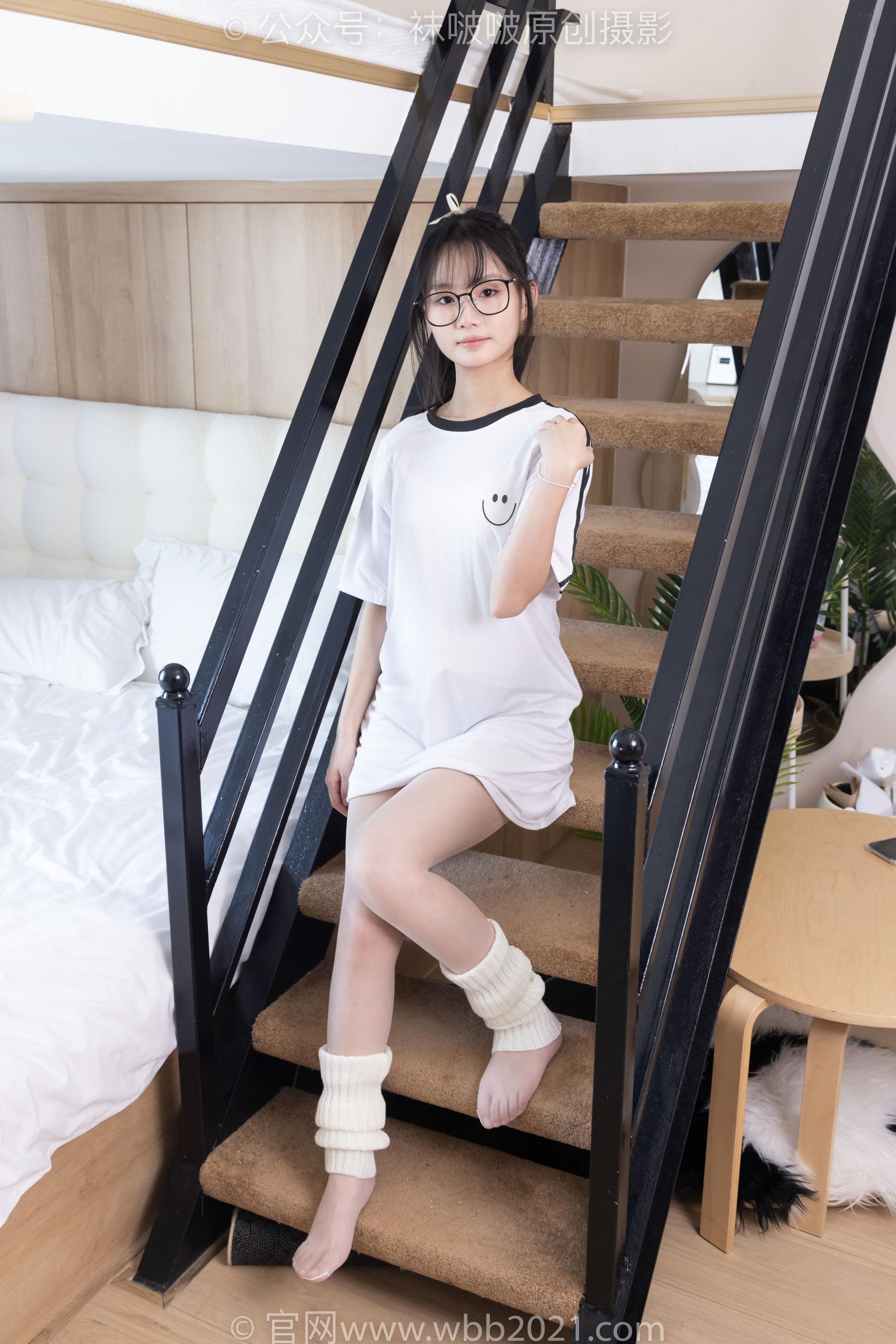 BoBoSocks袜啵啵 No.376 甜甜圈 -运动鞋、堆堆袜套、白丝