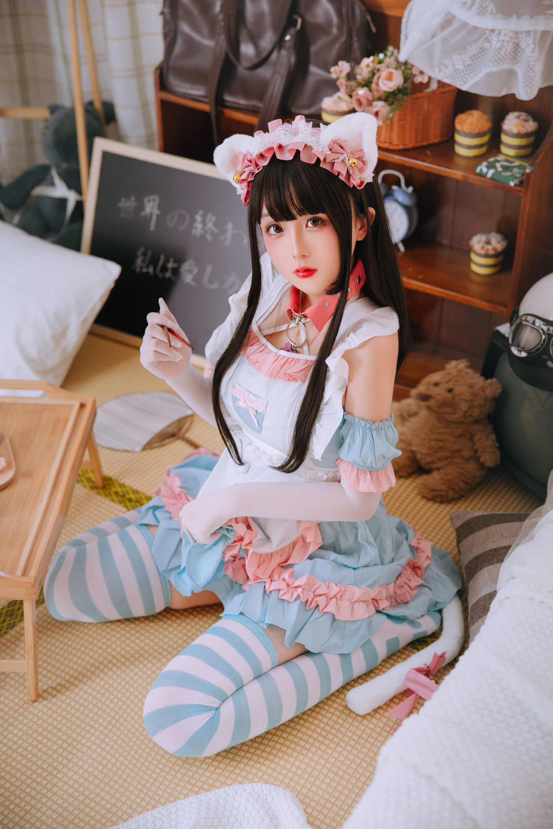 Cosplay 日奈娇 - 兔尾女仆