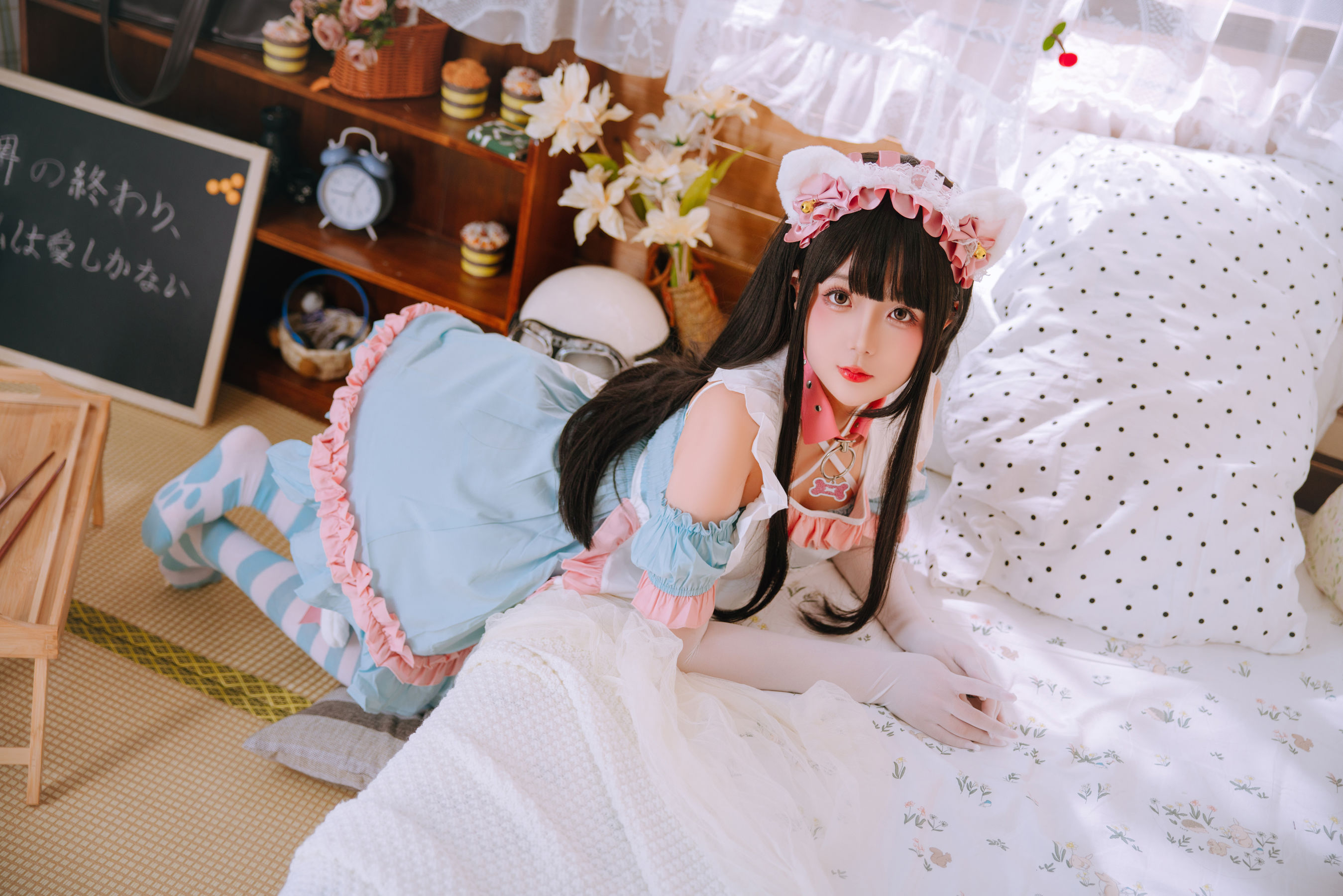 Cosplay 日奈娇 - 兔尾女仆