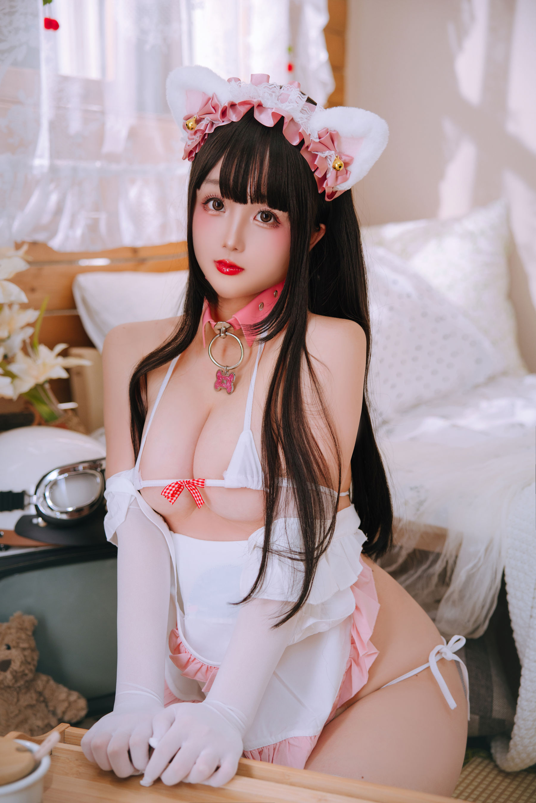 Cosplay 日奈娇 - 兔尾女仆