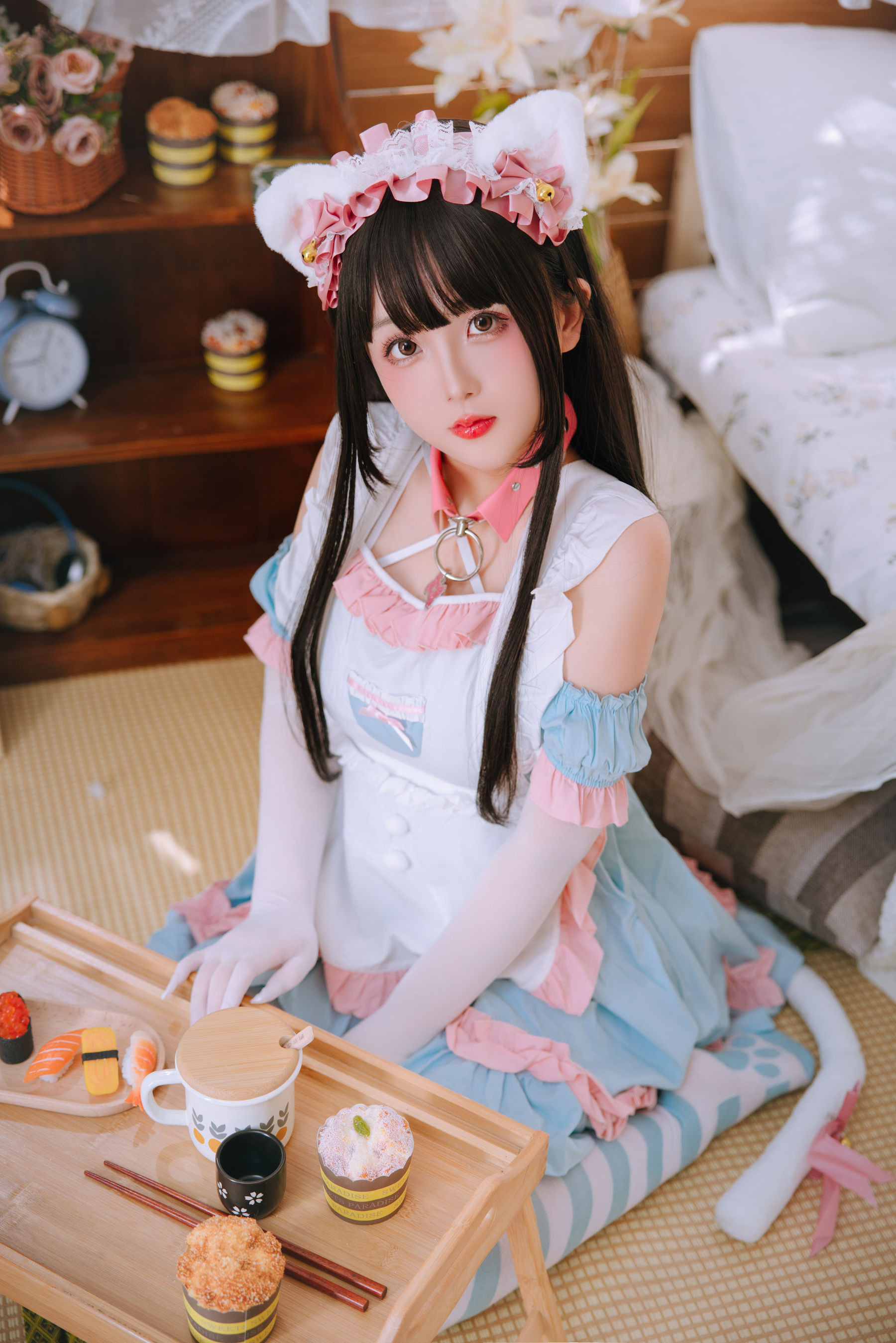 Cosplay 日奈娇 - 兔尾女仆