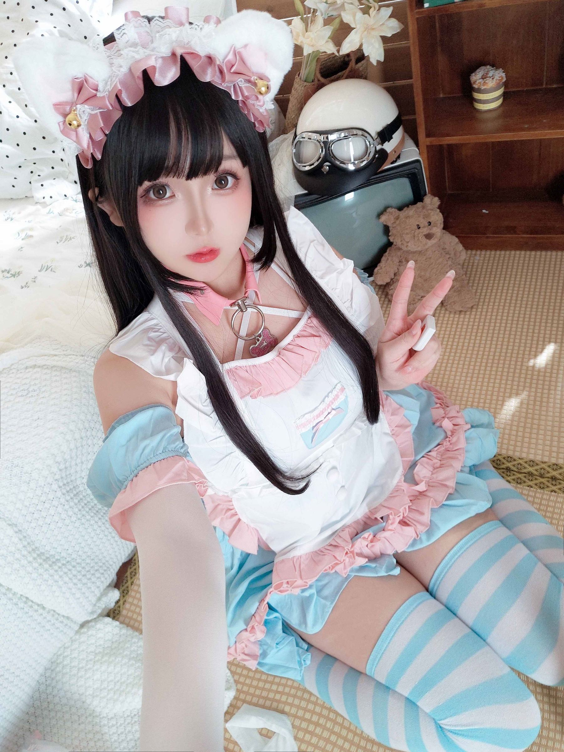 Cosplay 日奈娇 - 兔尾女仆