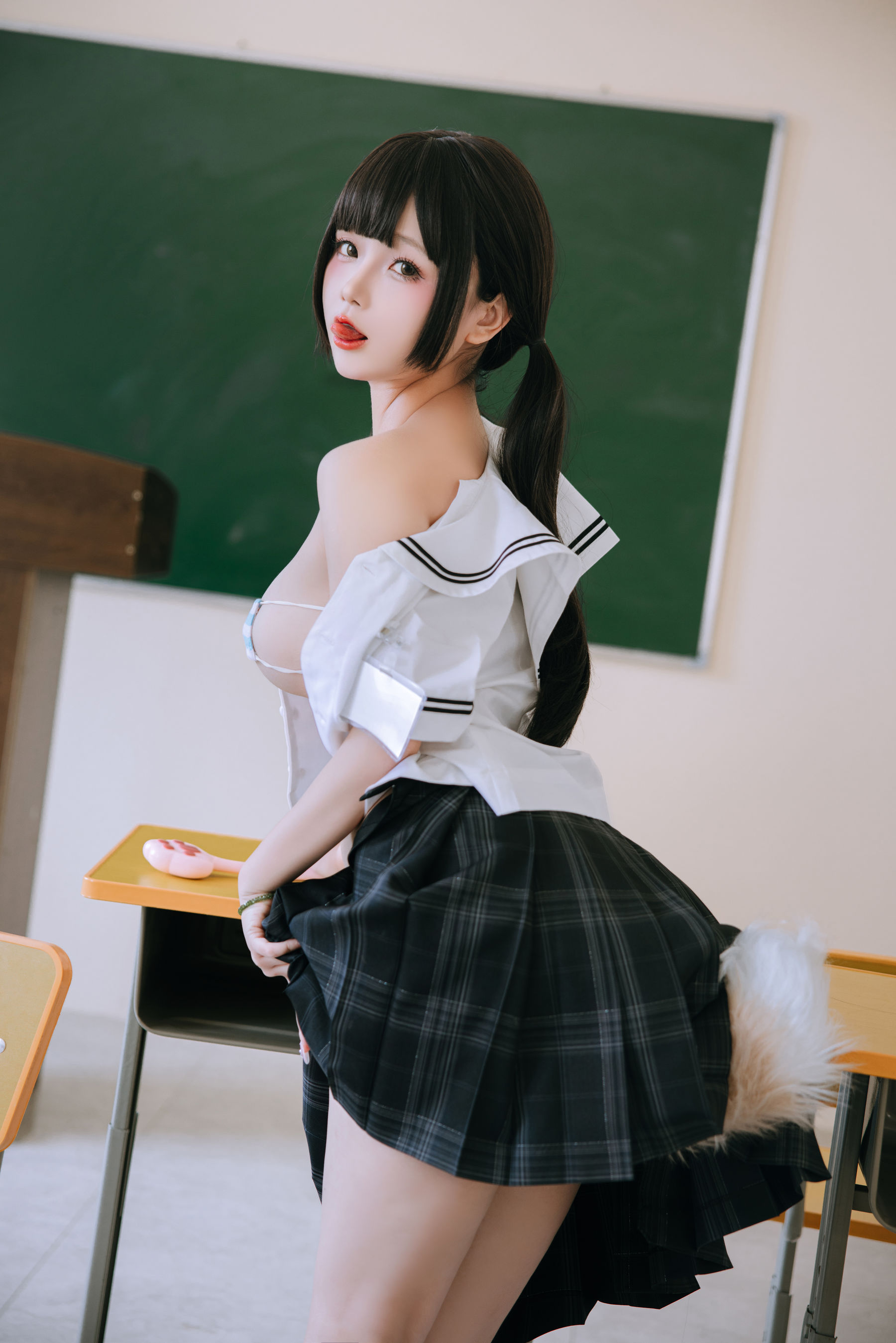 Cosplay 日奈娇 - 放学后