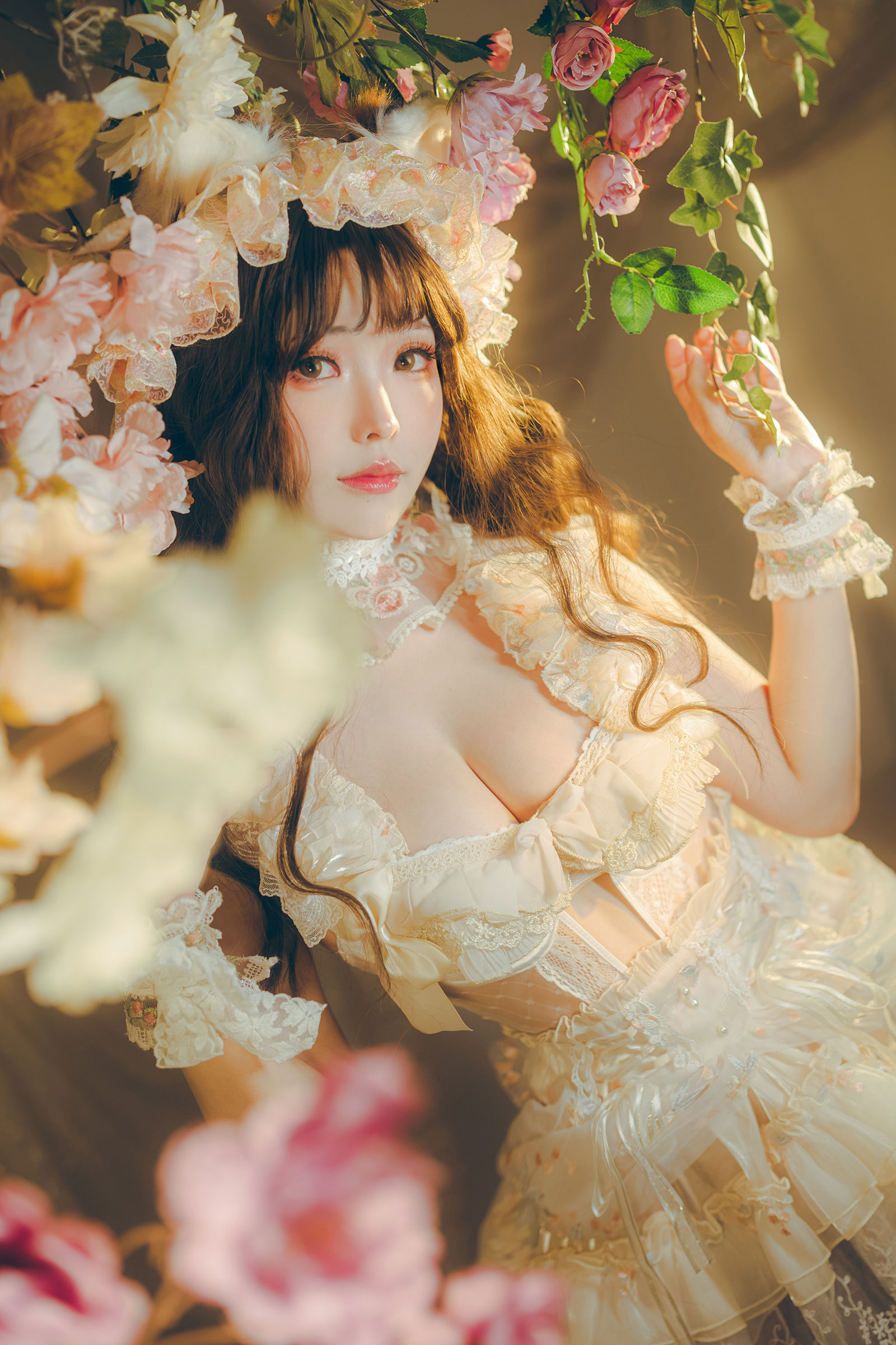 Ely_eee (ElyEE子) - Red panda~Lingerie 小熊貓古典蕾絲