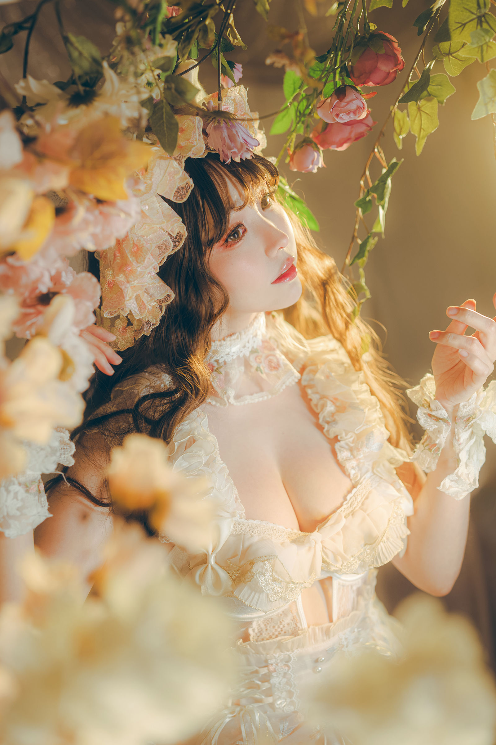 Ely_eee (ElyEE子) - Red panda~Lingerie 小熊貓古典蕾絲