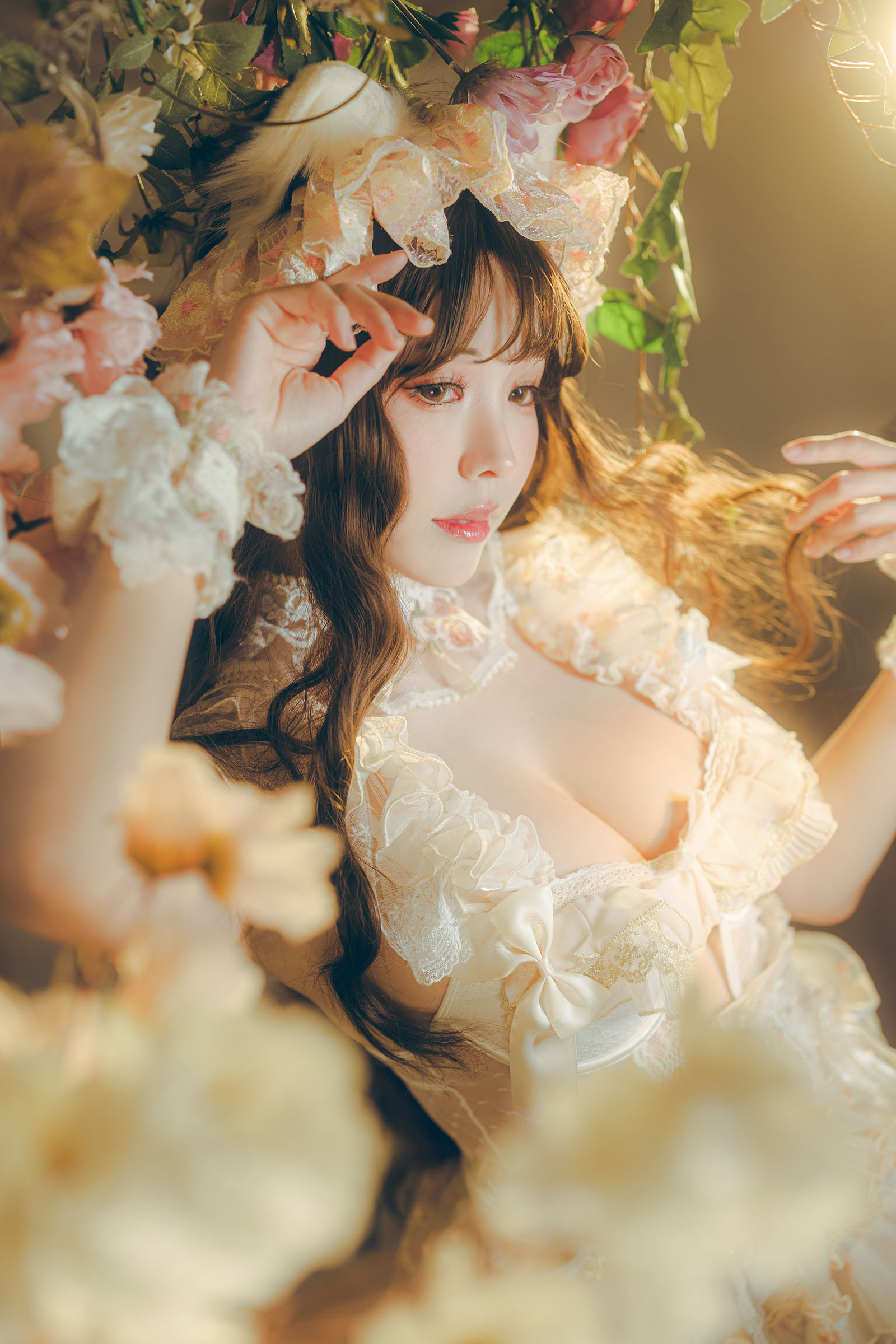 Ely_eee (ElyEE子) - Red panda~Lingerie 小熊貓古典蕾絲