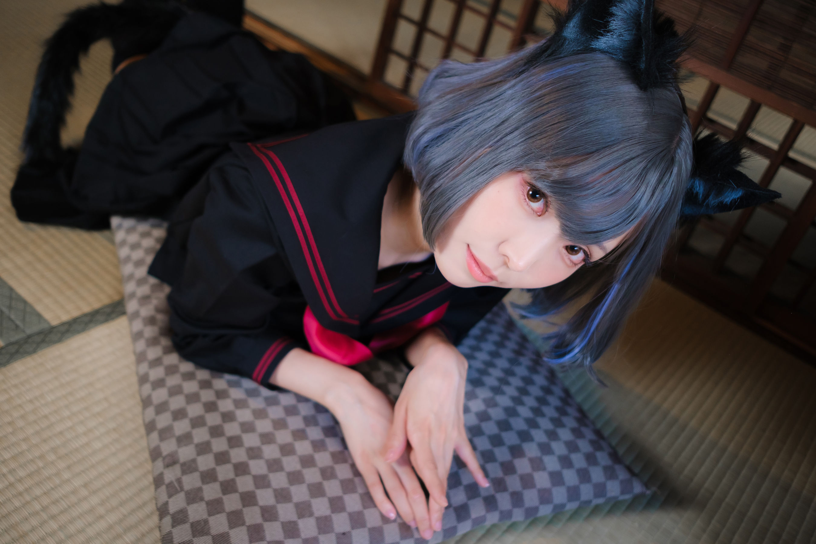 Ely_eee (ElyEE子) - Veranda Black Cat緣廊黑貓