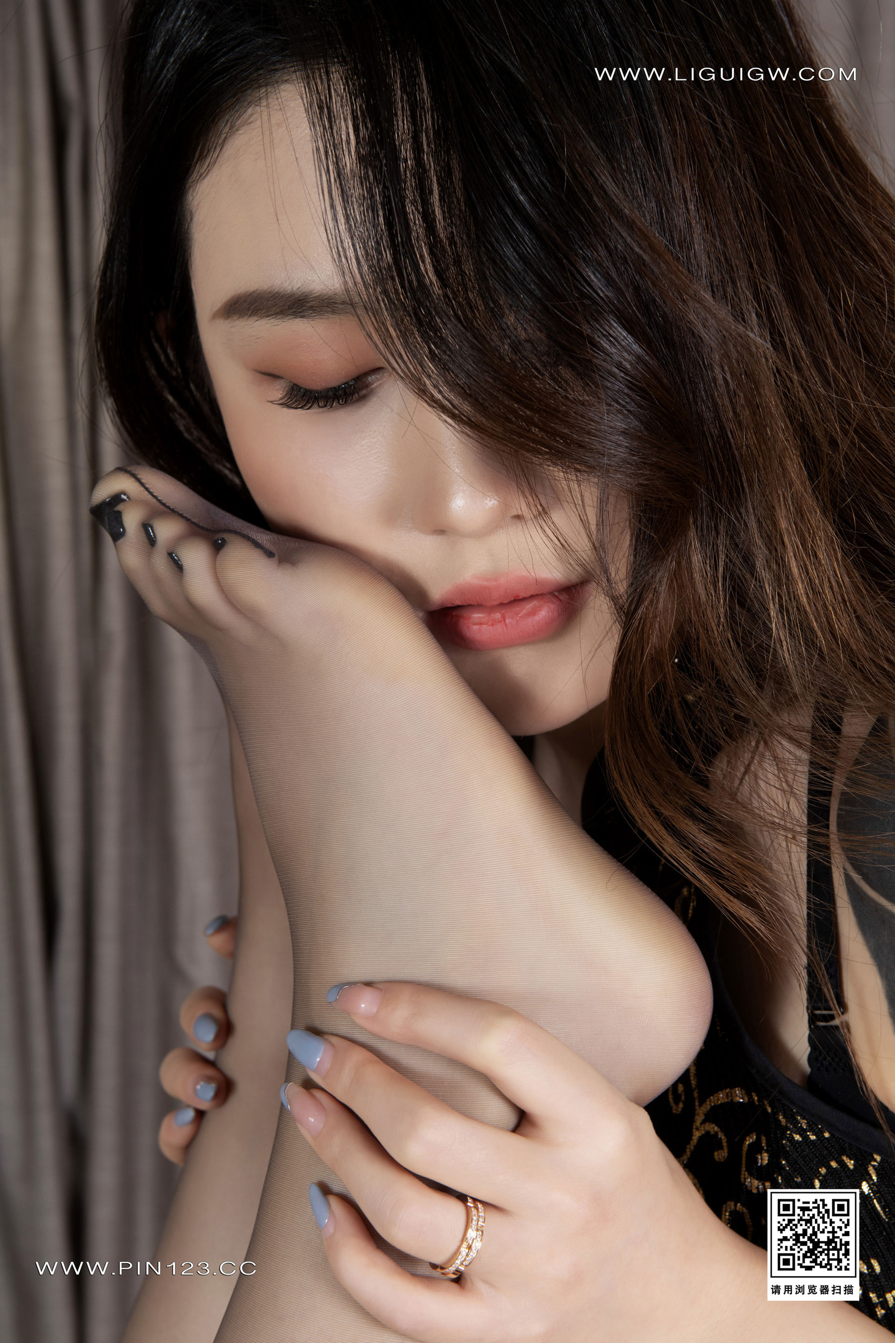 [Ligui丽柜] 2024.06.14 双生花-绳缚旗袍 甜甜&尔尔