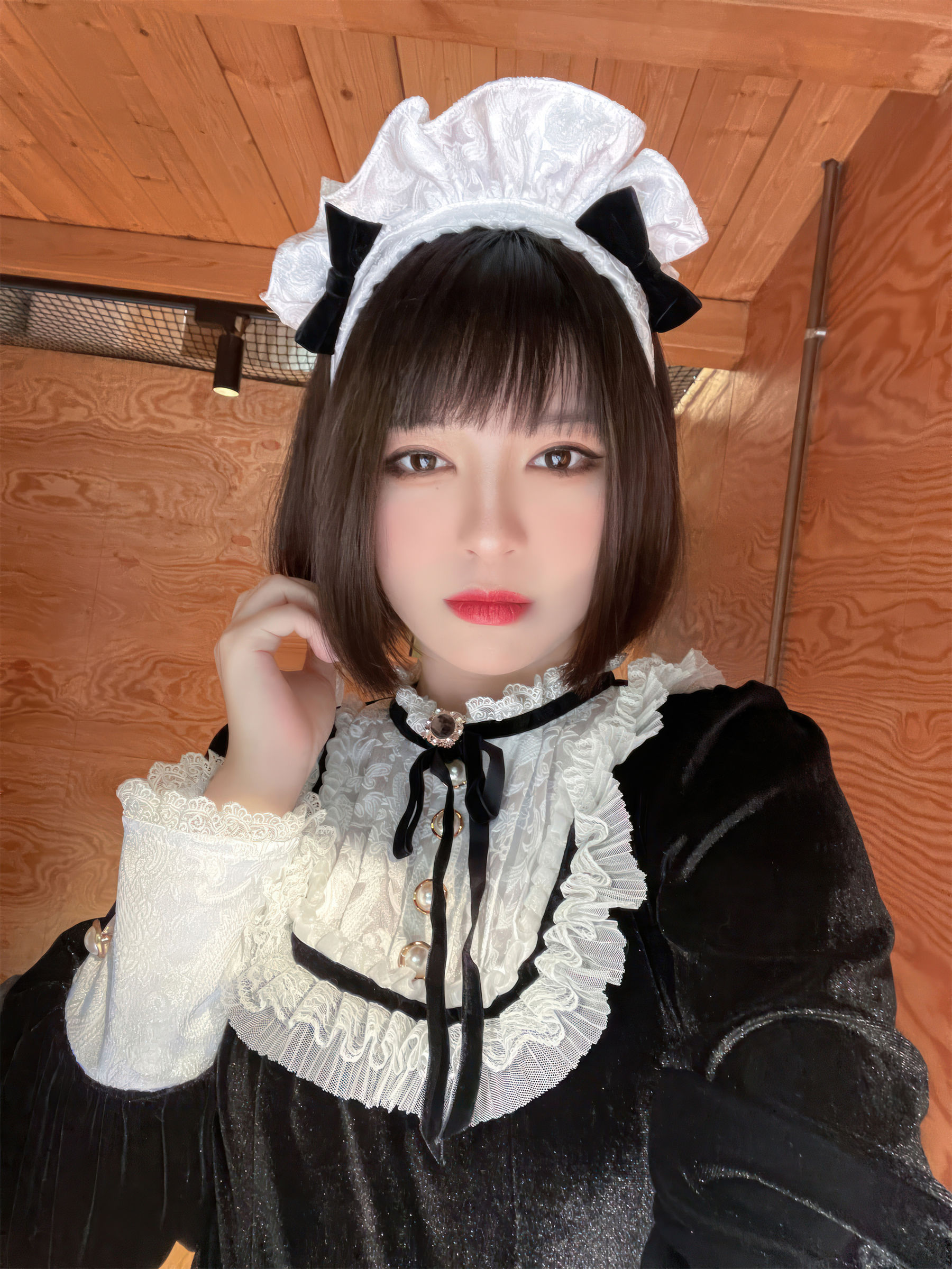可爱人气Coser  面饼仙儿&半半子 - Maid姉妹