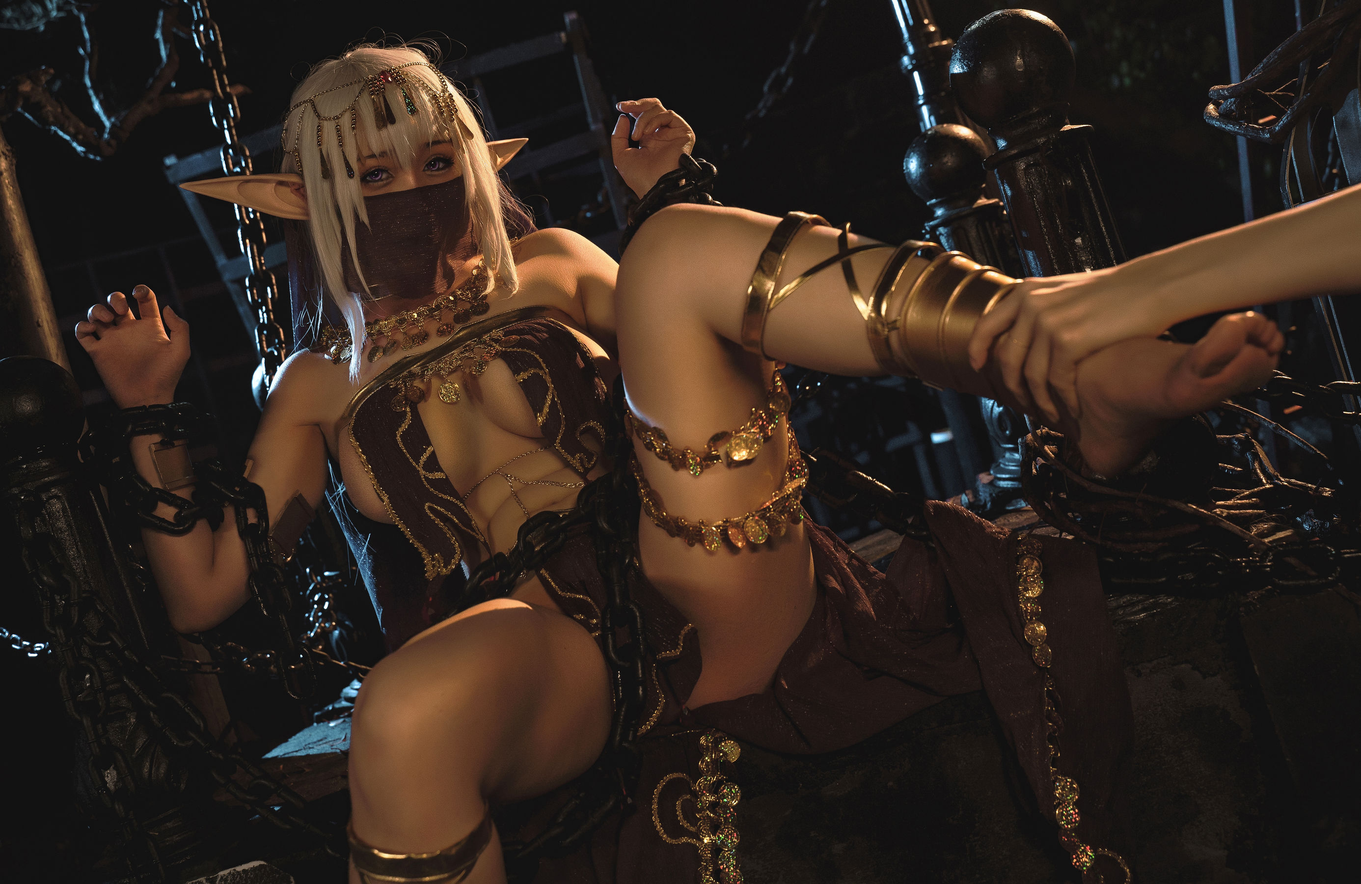 性感Coser 三刀刀Miido - 黑兽