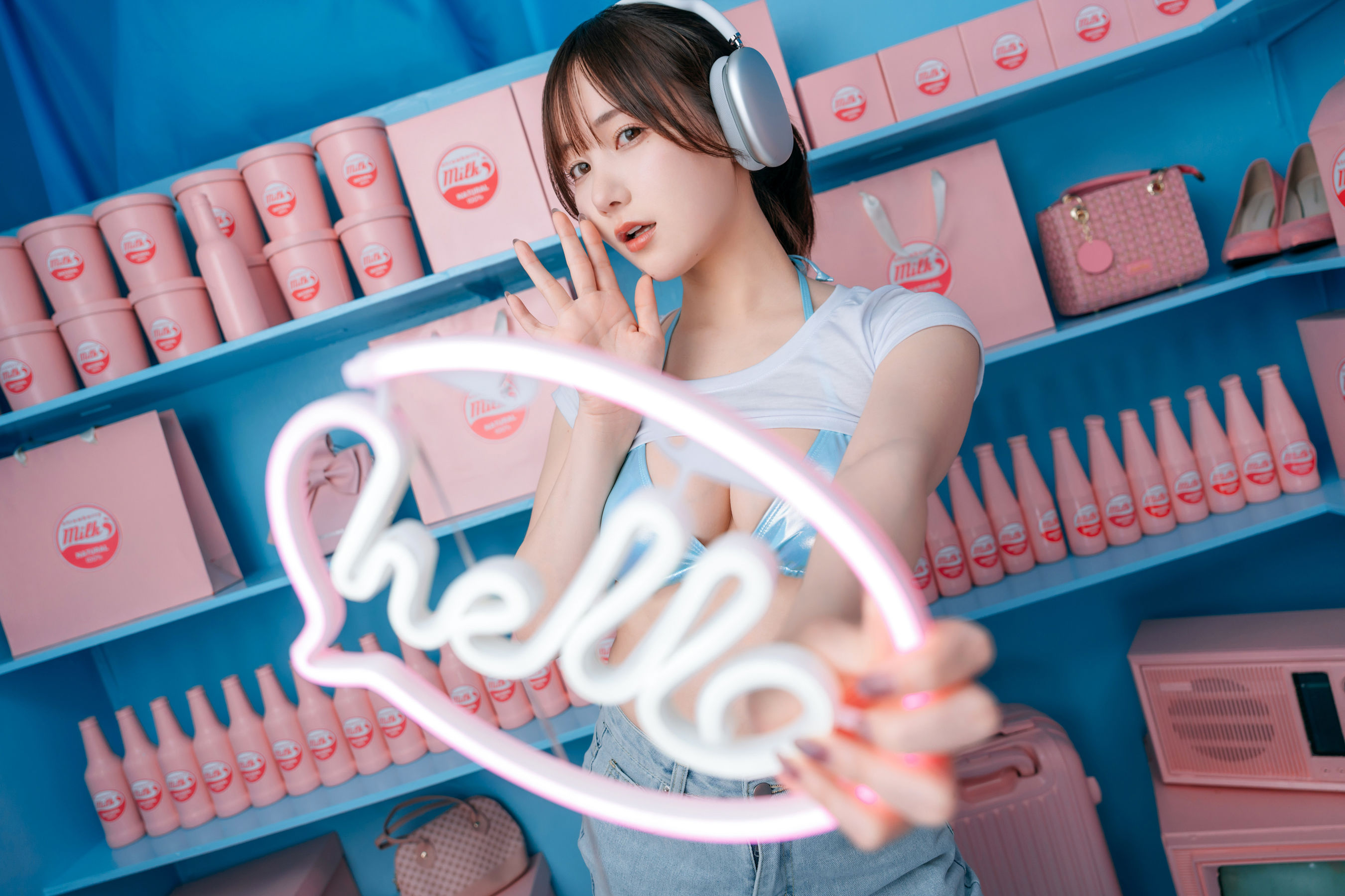 日本甜美COSER けんけん - PINK×BLUE