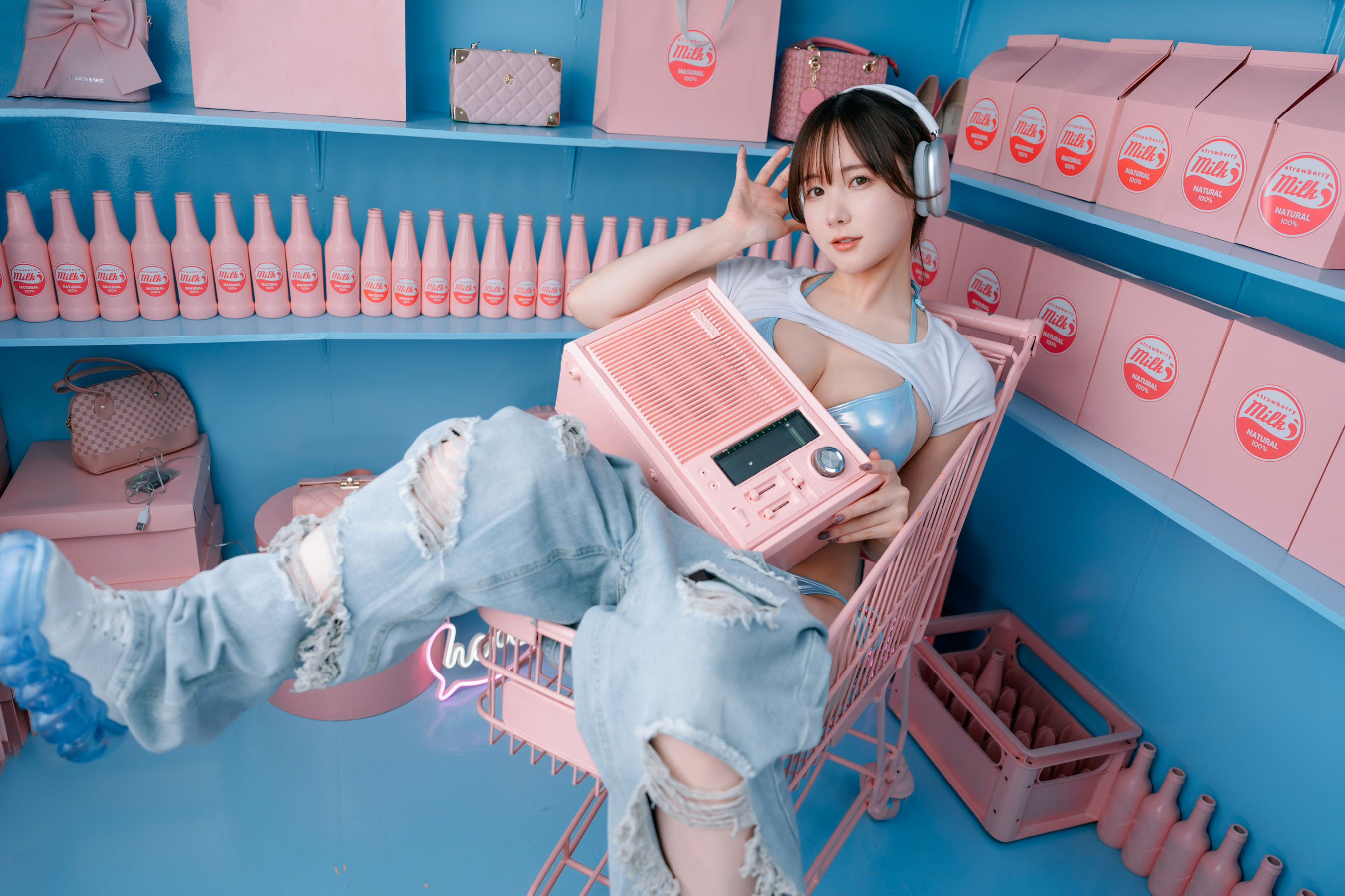 日本甜美COSER けんけん - PINK×BLUE