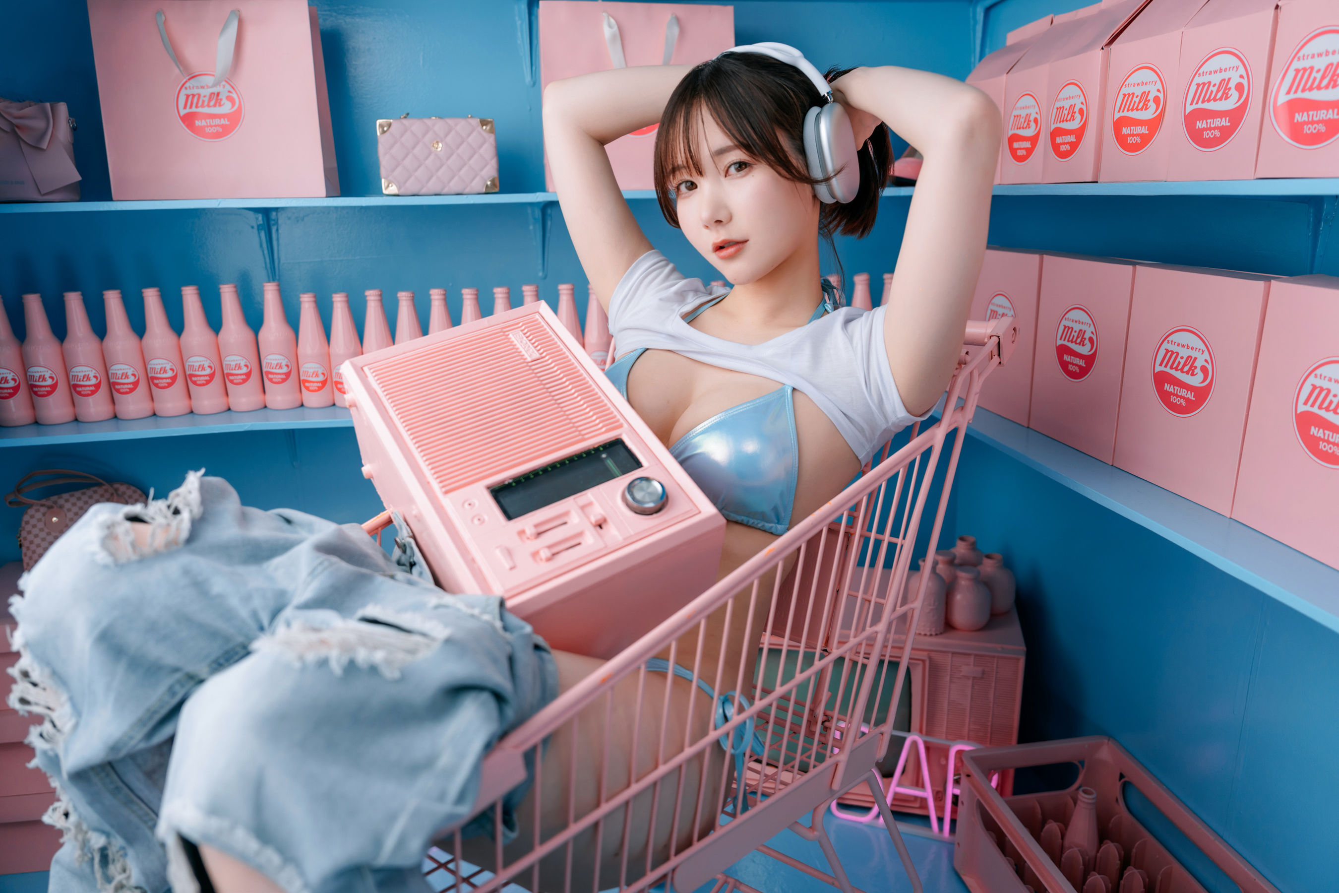 日本甜美COSER けんけん - PINK×BLUE