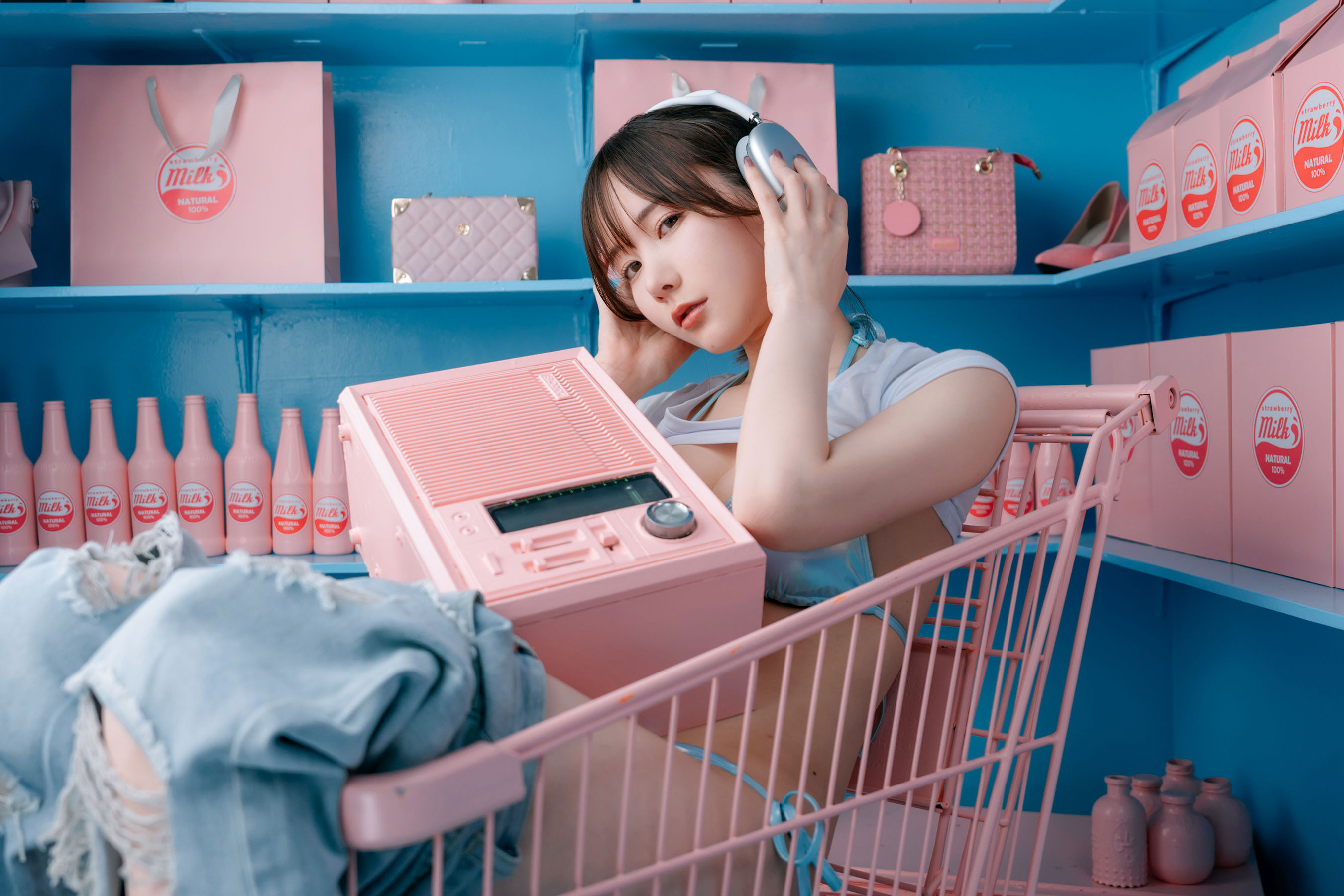 日本甜美COSER けんけん - PINK×BLUE