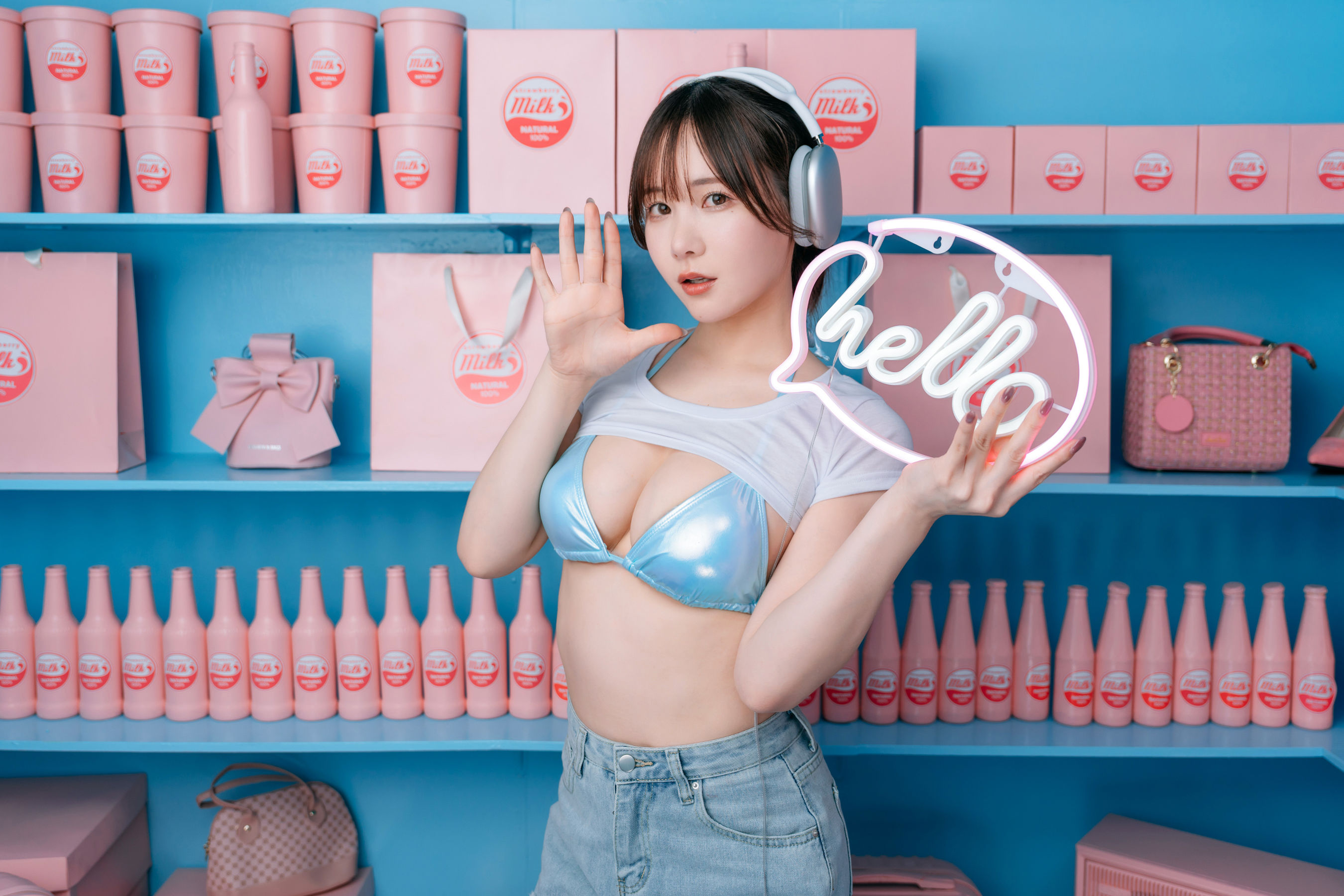 日本甜美COSER けんけん - PINK×BLUE