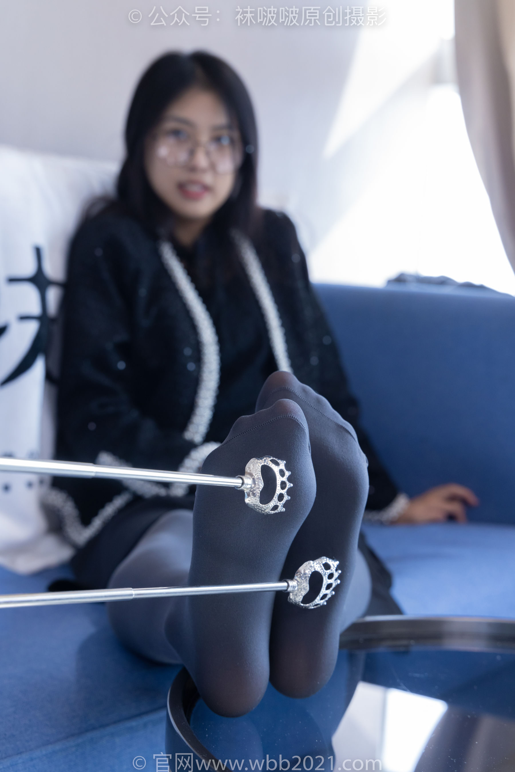 BoBoSocks袜啵啵 No.378 奶油 -短靴、运动鞋、厚黑丝、厚灰丝
