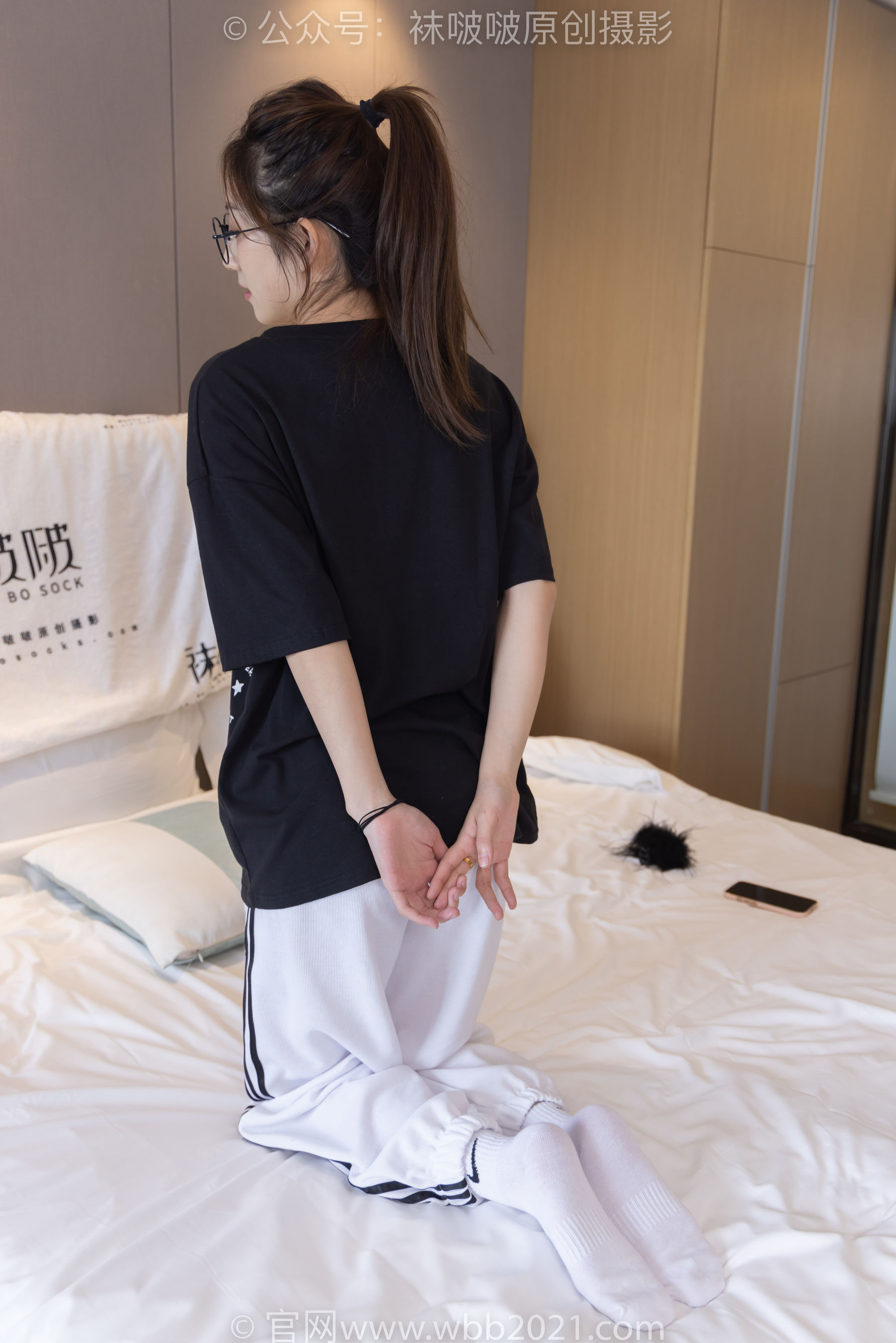 BoBoSocks袜啵啵 No.382 小沫 -板鞋、白棉袜