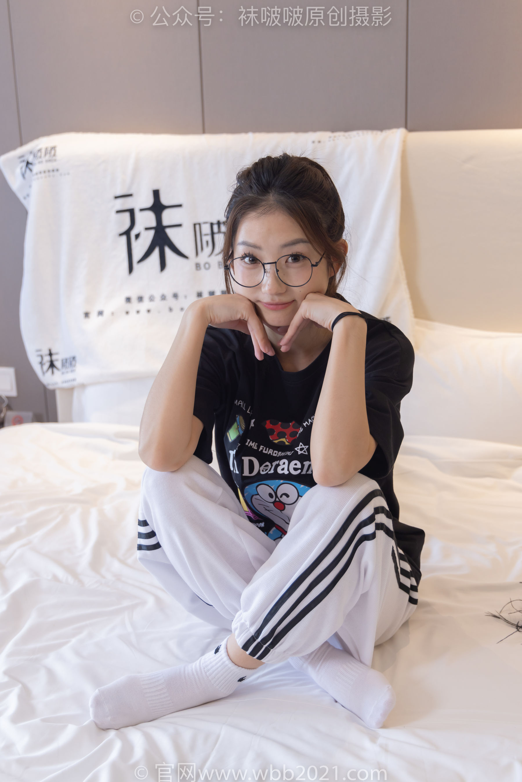 BoBoSocks袜啵啵 No.382 小沫 -板鞋、白棉袜