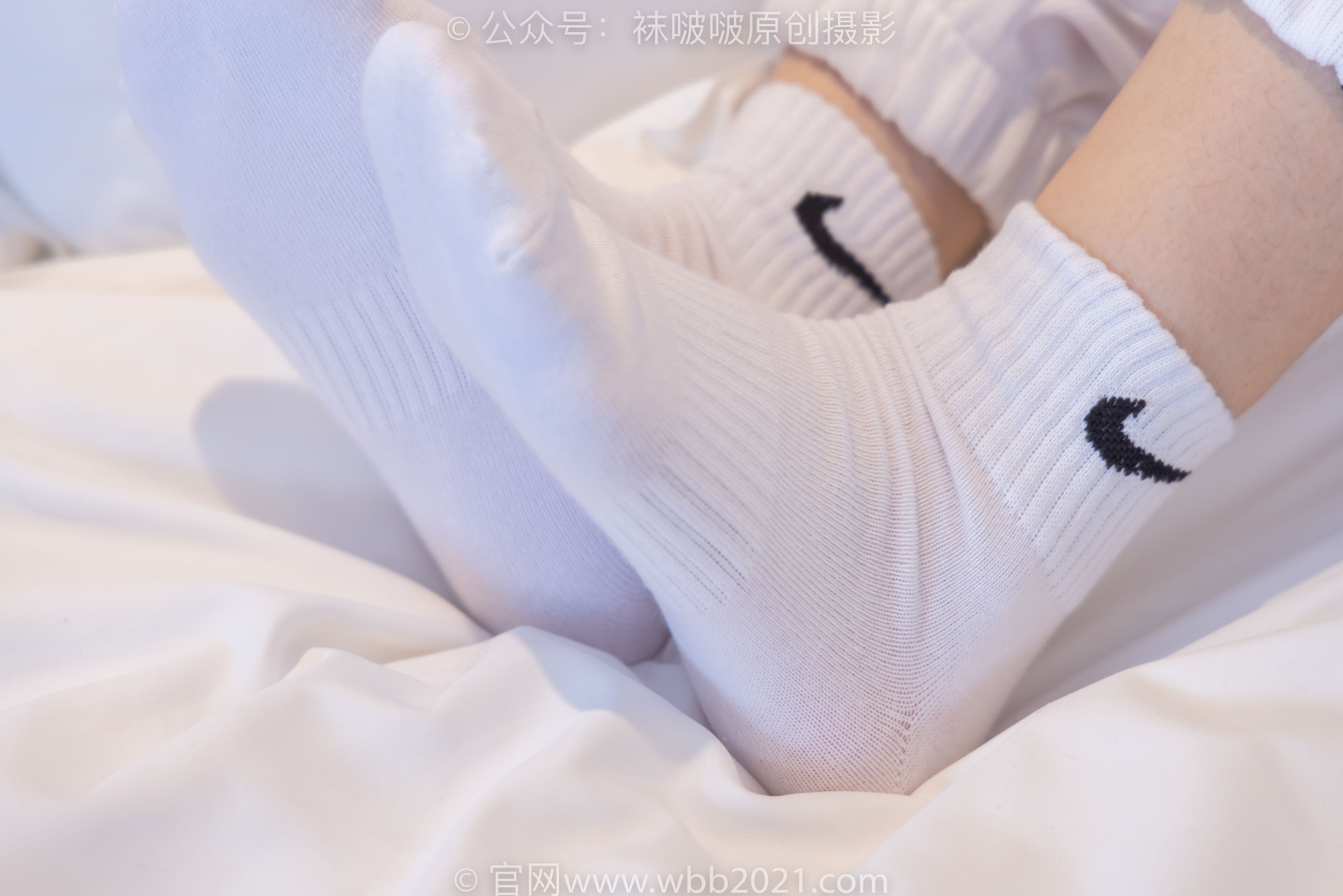 BoBoSocks袜啵啵 No.382 小沫 -板鞋、白棉袜