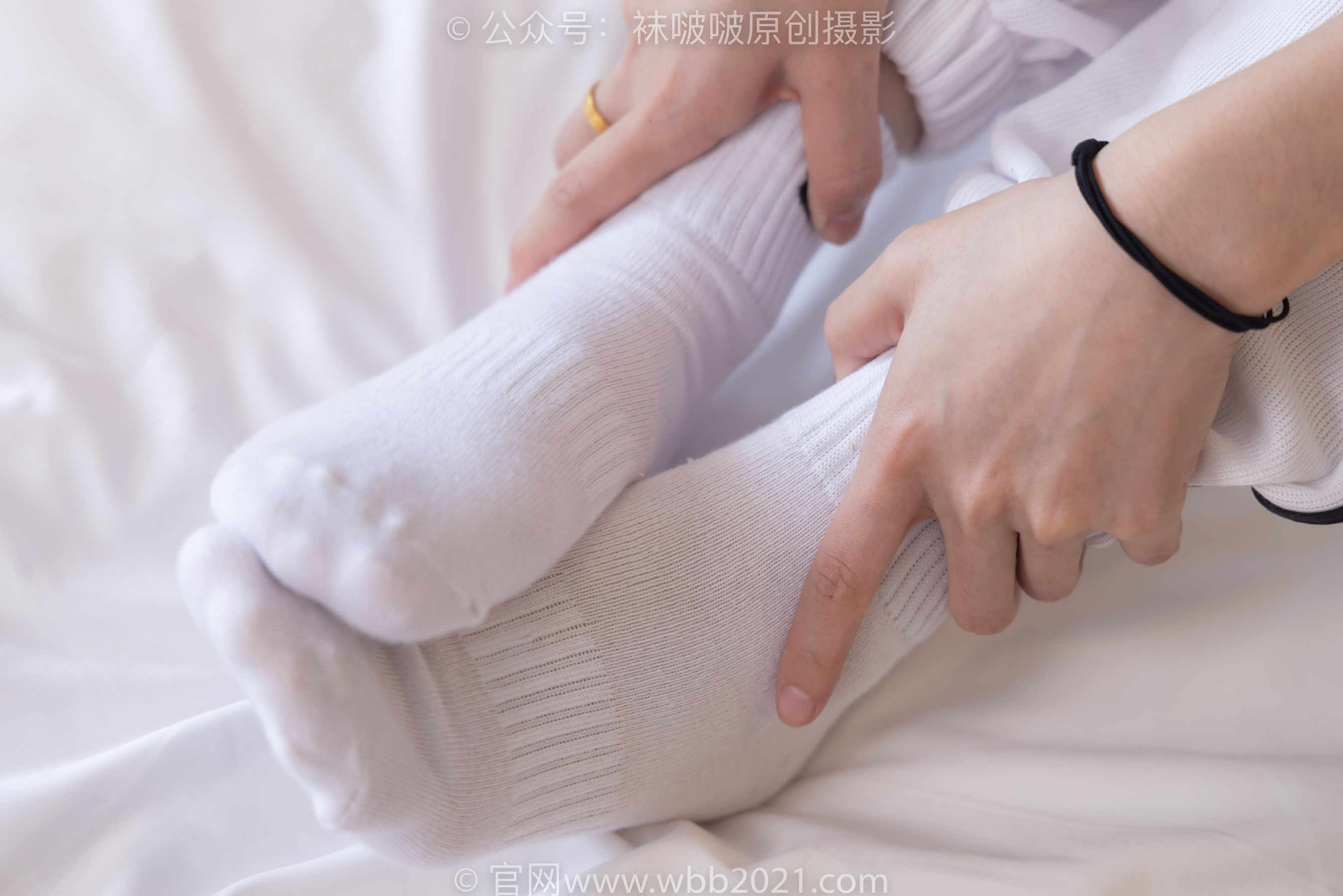 BoBoSocks袜啵啵 No.382 小沫 -板鞋、白棉袜