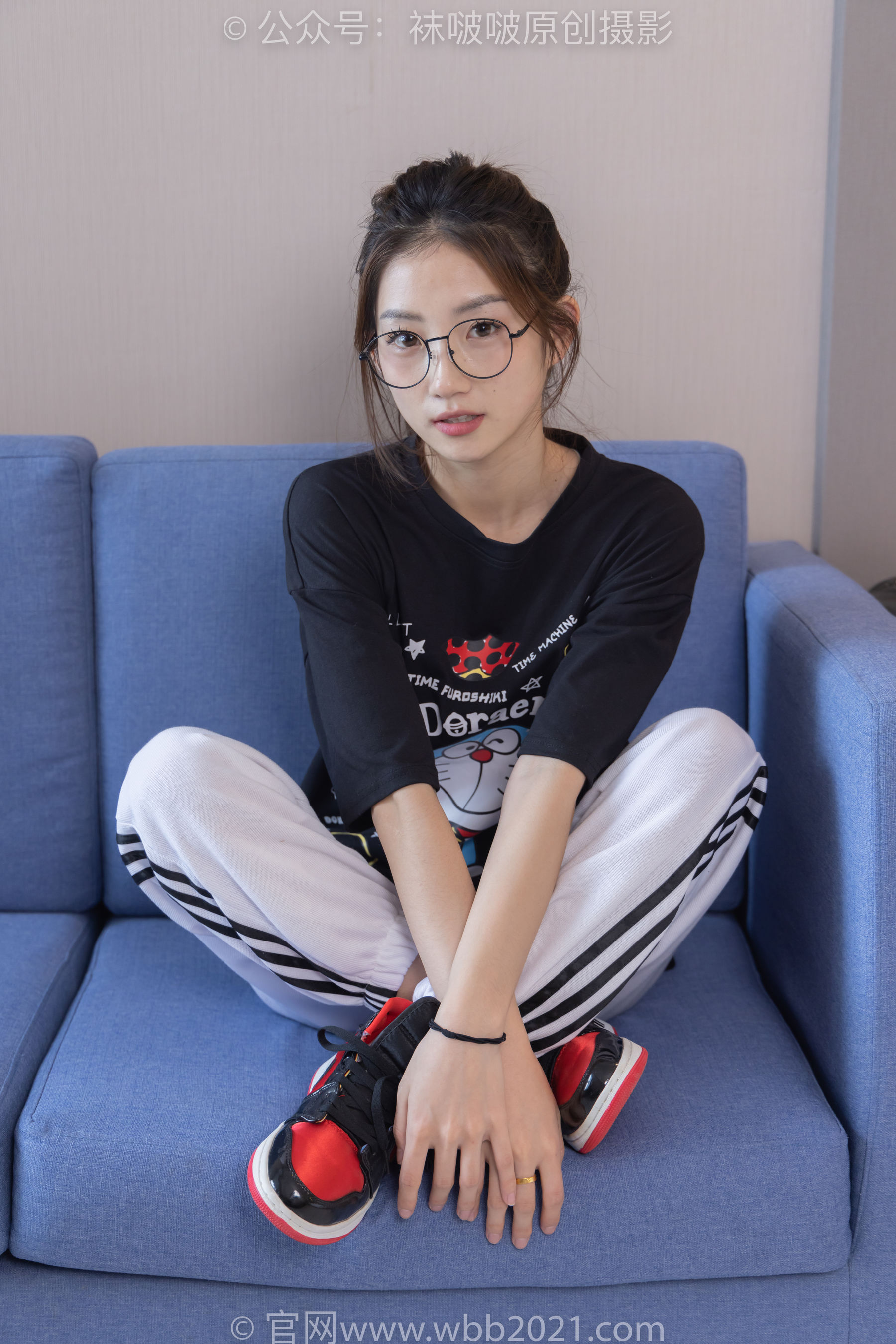 BoBoSocks袜啵啵 No.382 小沫 -板鞋、白棉袜