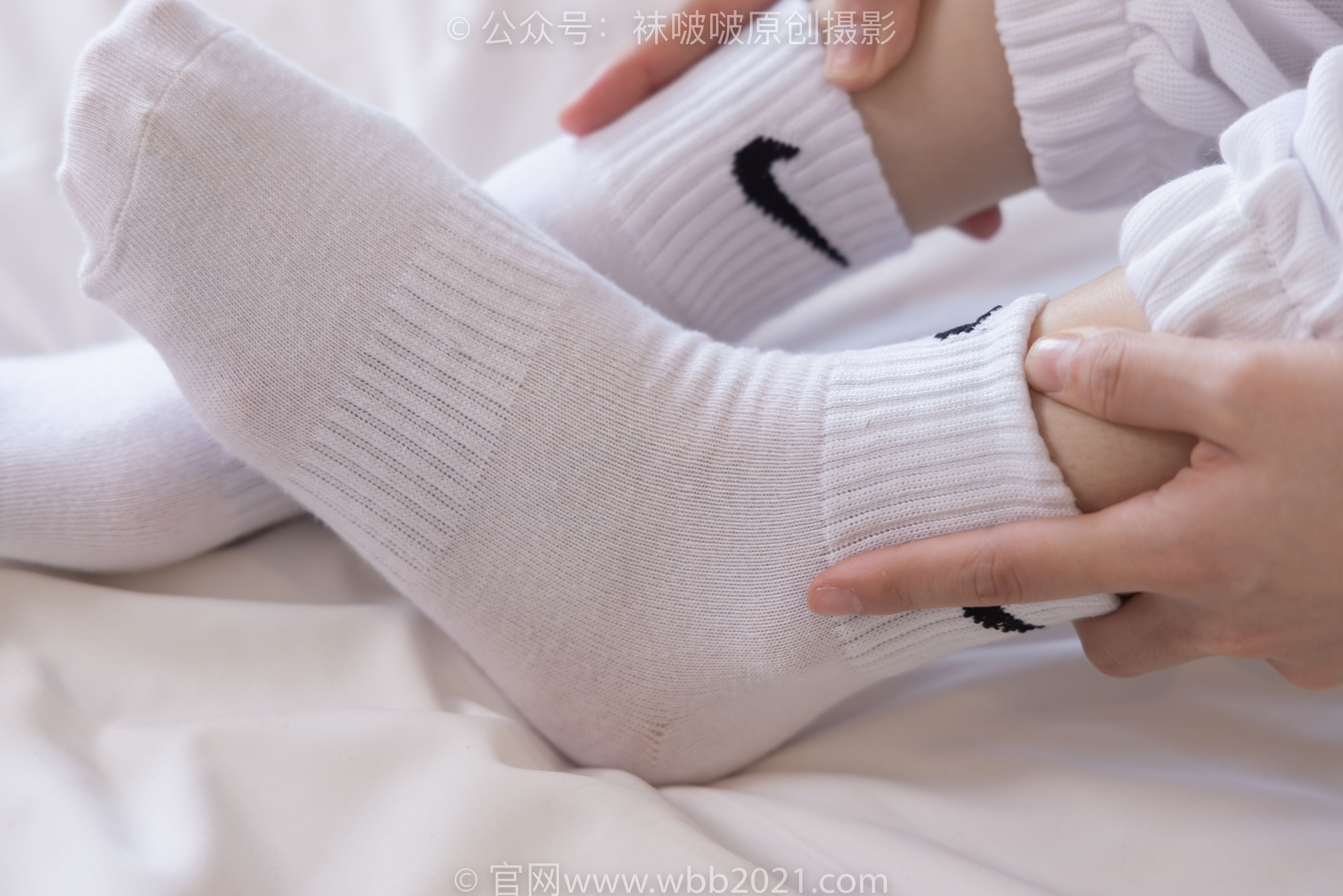BoBoSocks袜啵啵 No.382 小沫 -板鞋、白棉袜