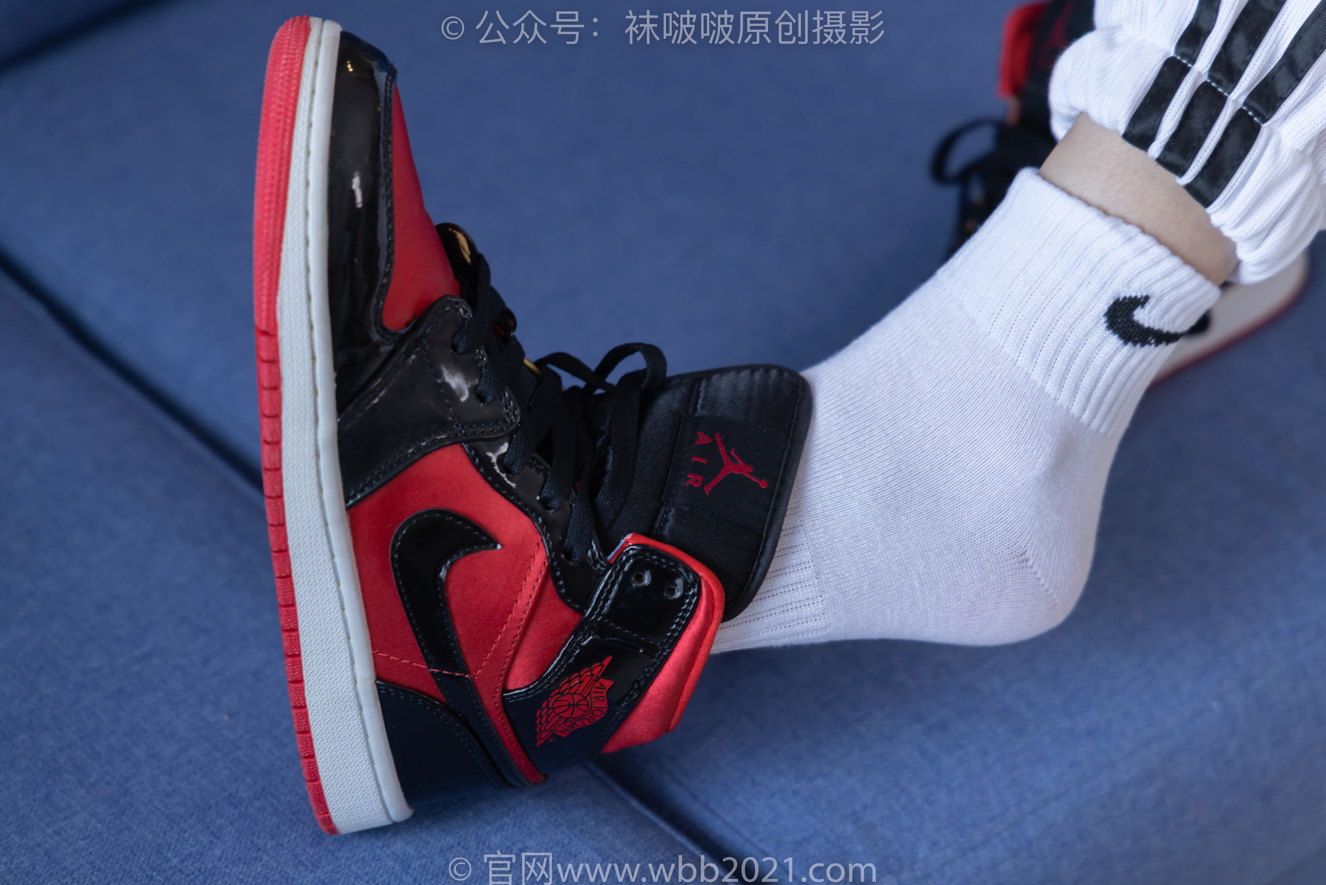 BoBoSocks袜啵啵 No.382 小沫 -板鞋、白棉袜