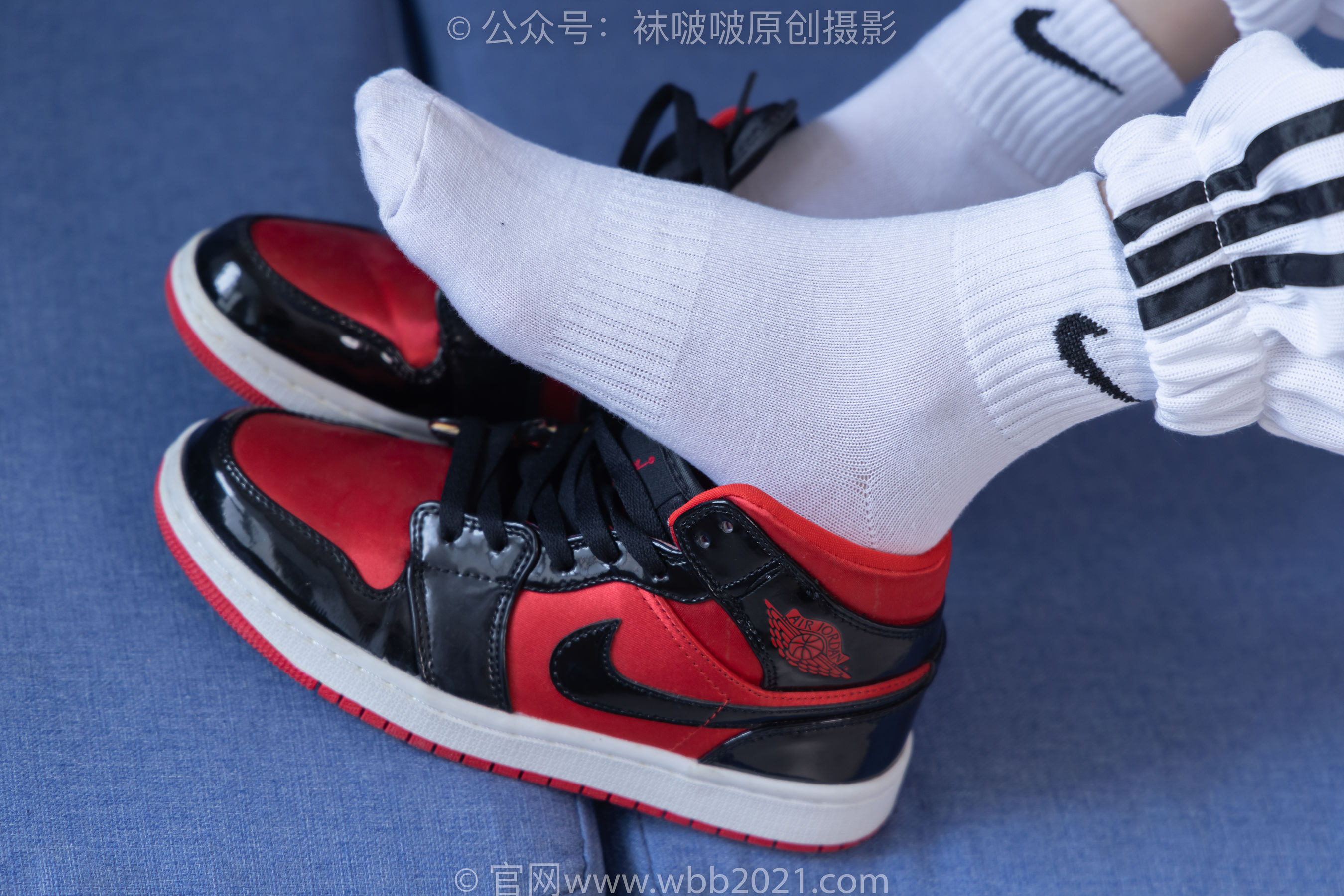 BoBoSocks袜啵啵 No.382 小沫 -板鞋、白棉袜