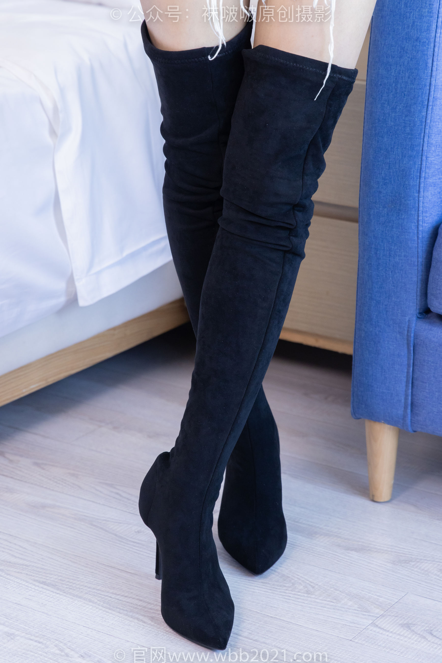 BoBoSocks袜啵啵 No.383 奶油 -长靴、高跟长靴、黑丝、网袜、裸足