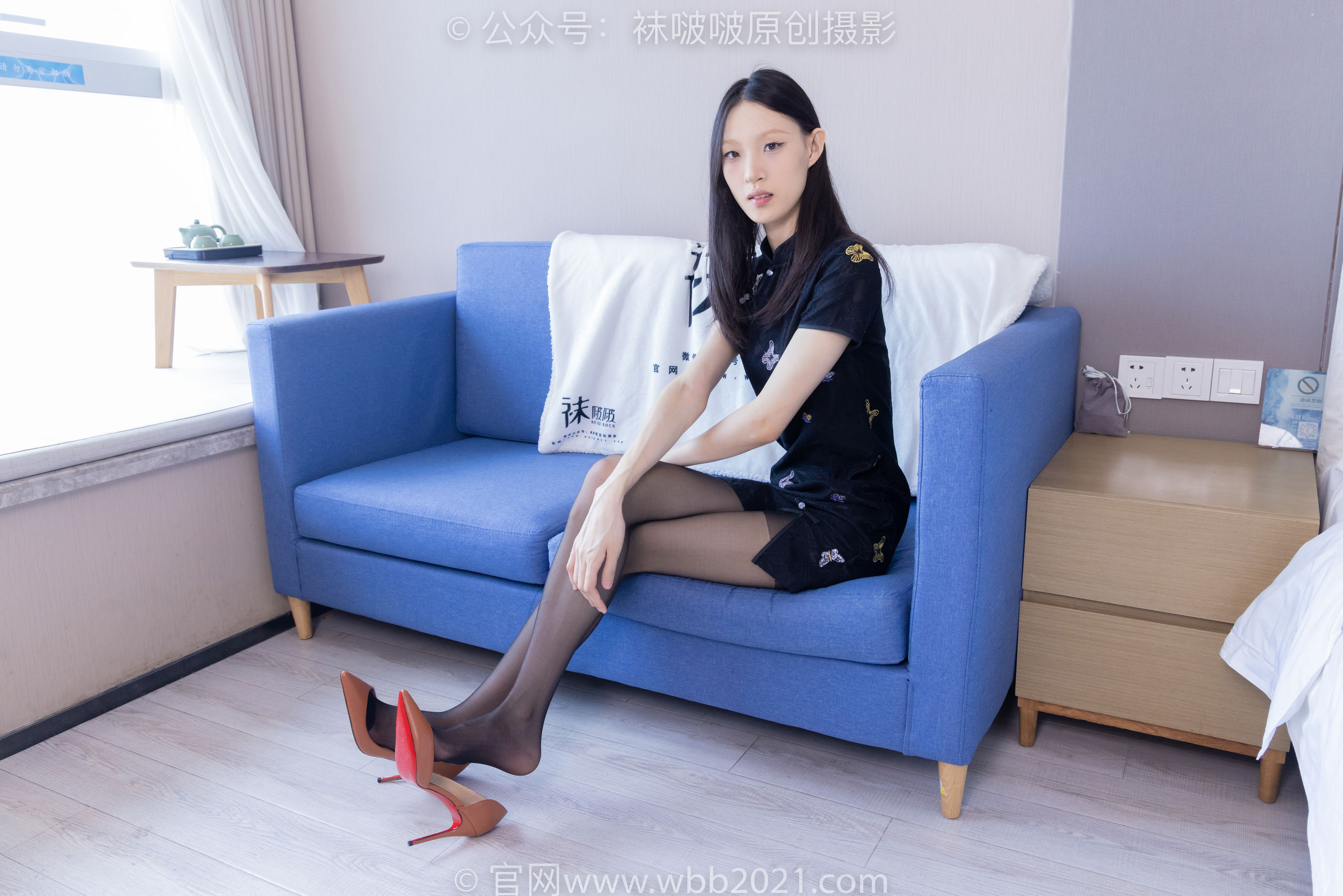 BoBoSocks袜啵啵 No.386 雪糕 -高跟鞋、黑丝、旗袍