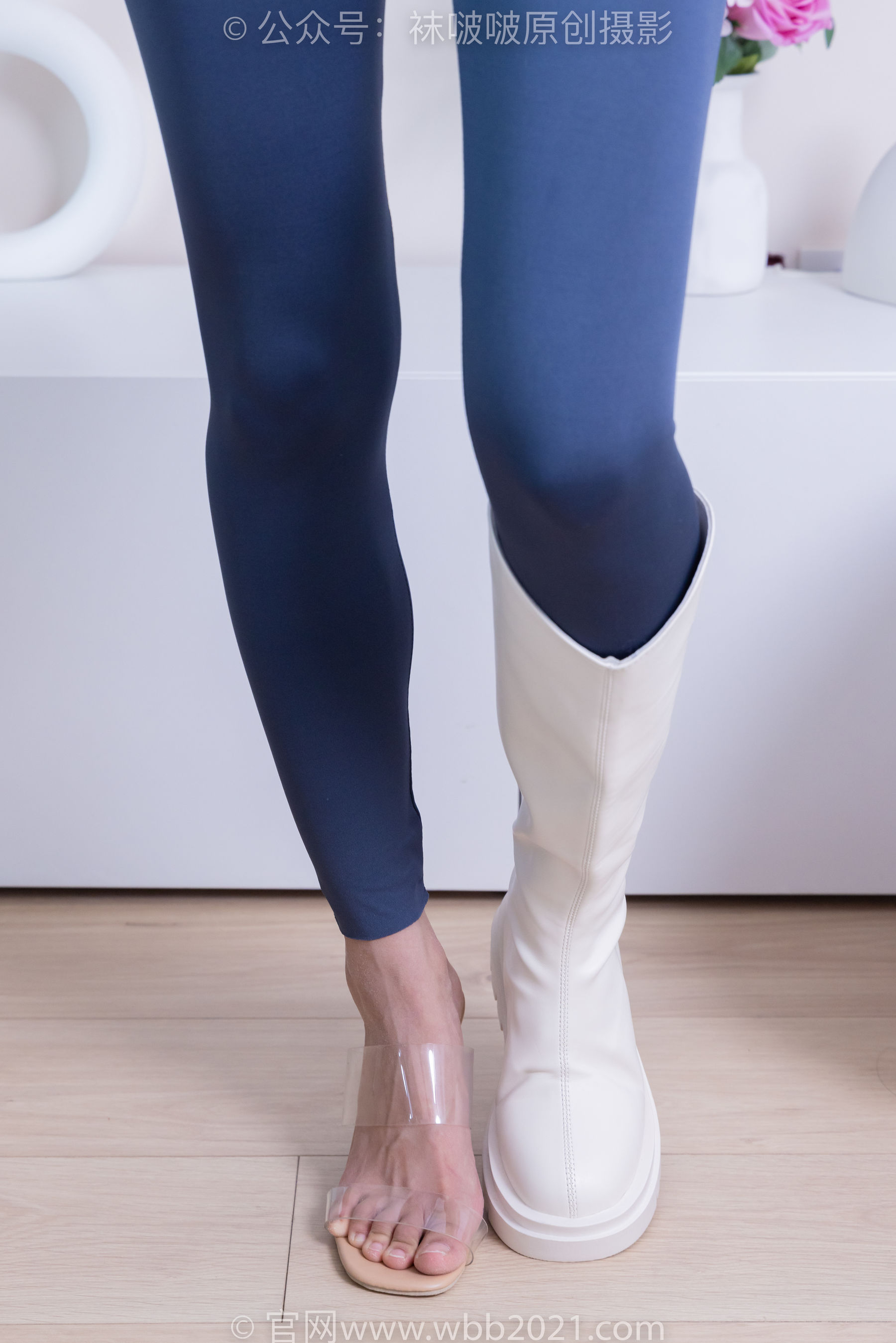 BoBoSocks袜啵啵 No.389 奶油 -长靴、高跟凉鞋、黑丝、瑜伽裤裤里丝