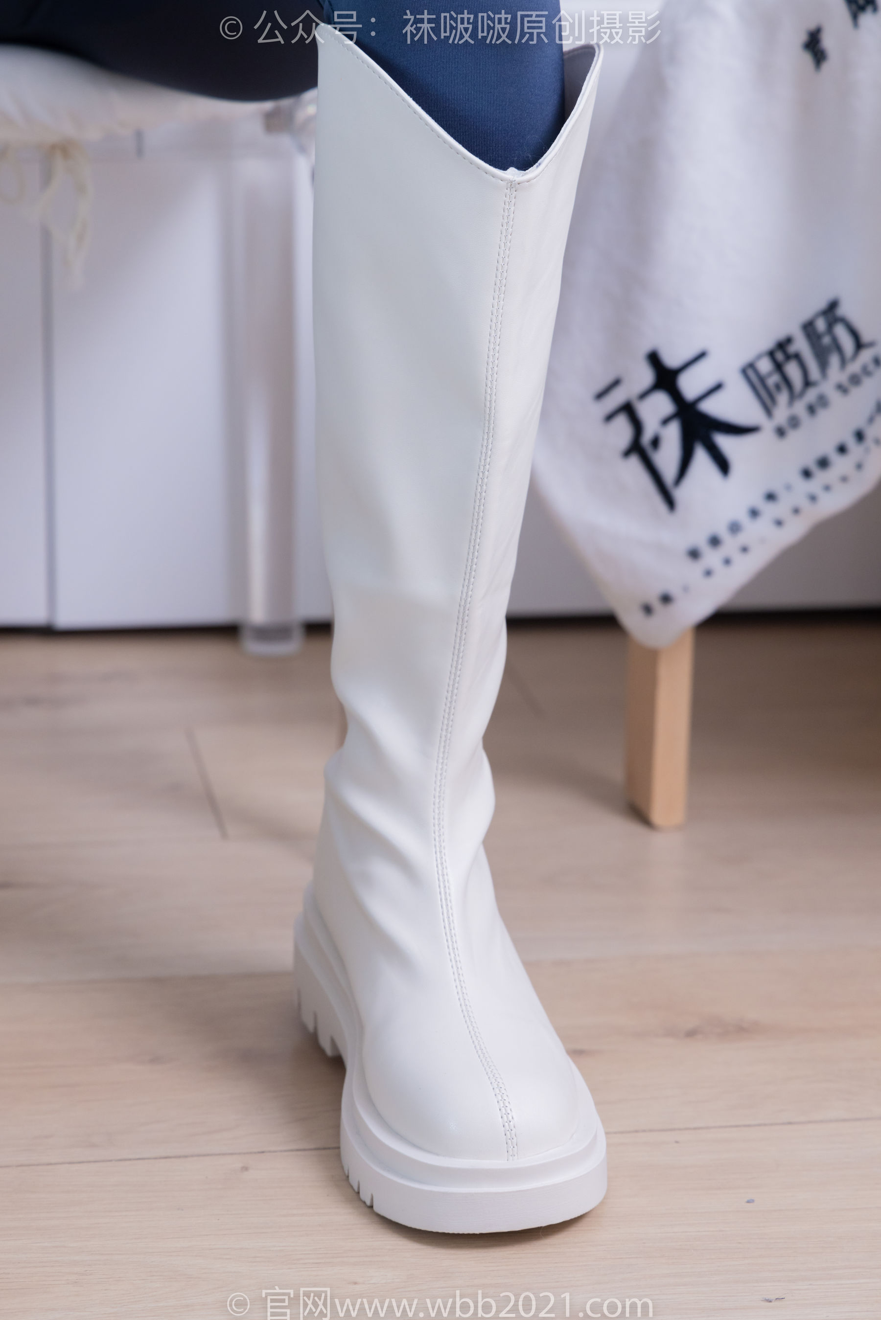 BoBoSocks袜啵啵 No.389 奶油 -长靴、高跟凉鞋、黑丝、瑜伽裤裤里丝