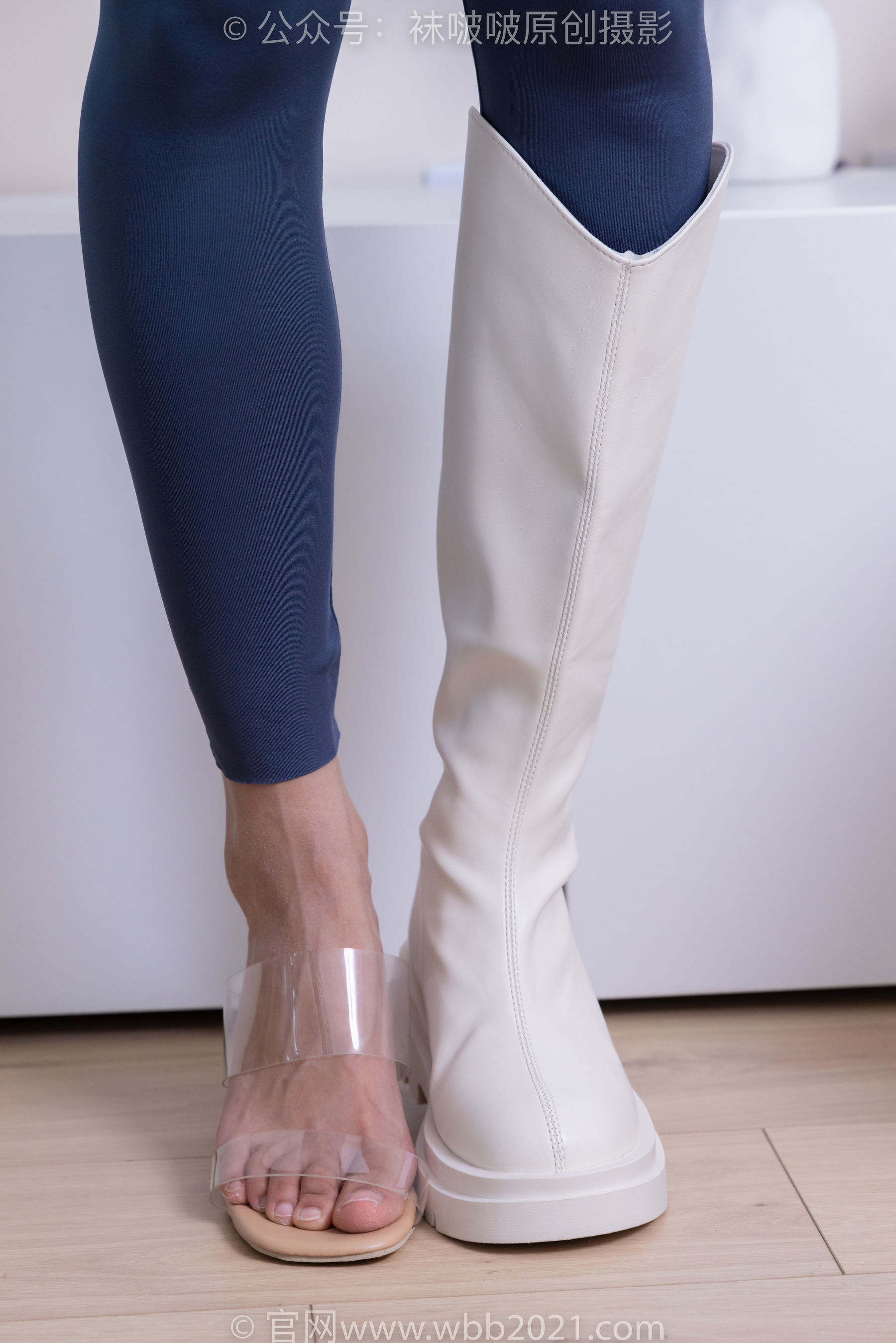BoBoSocks袜啵啵 No.389 奶油 -长靴、高跟凉鞋、黑丝、瑜伽裤裤里丝
