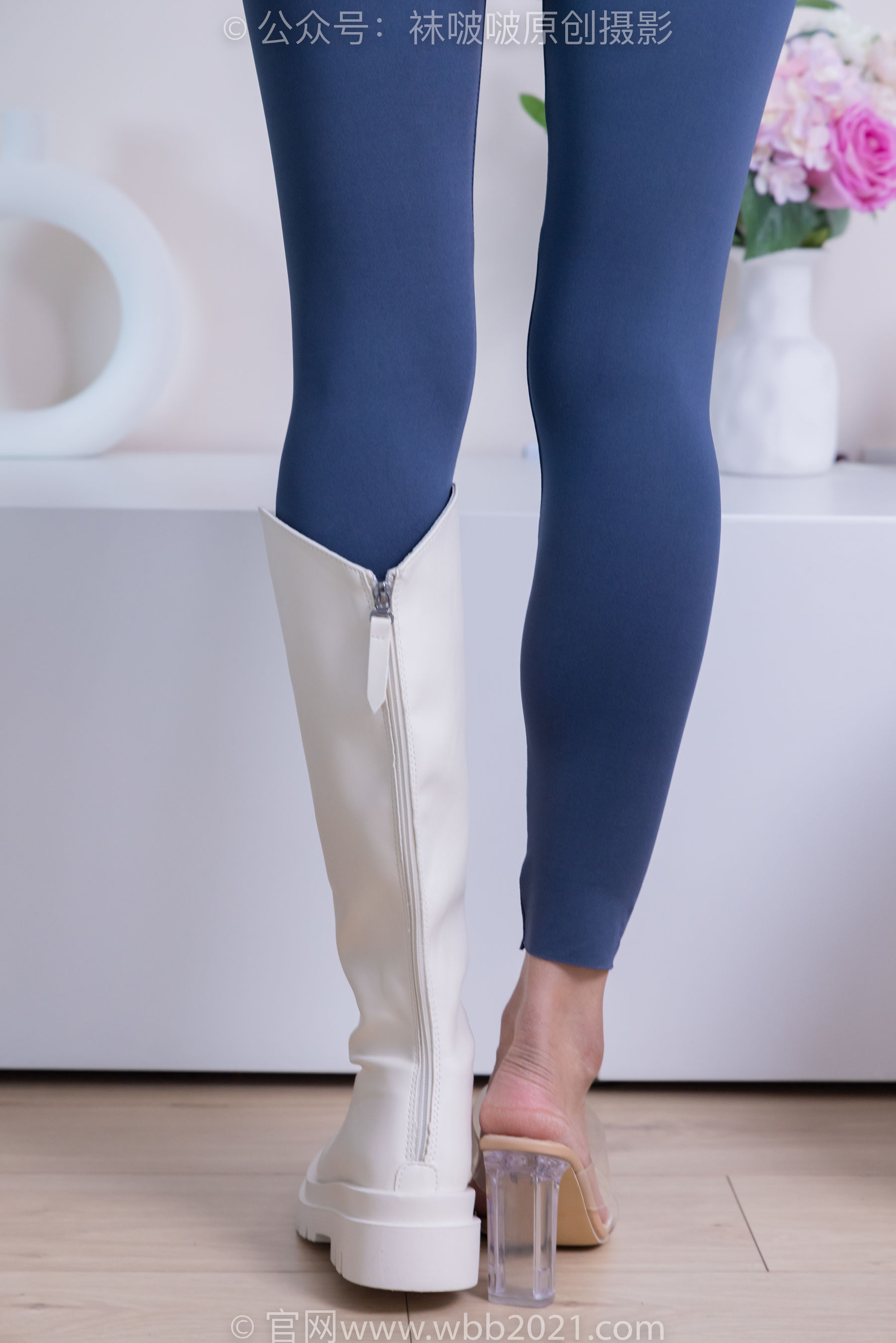 BoBoSocks袜啵啵 No.389 奶油 -长靴、高跟凉鞋、黑丝、瑜伽裤裤里丝