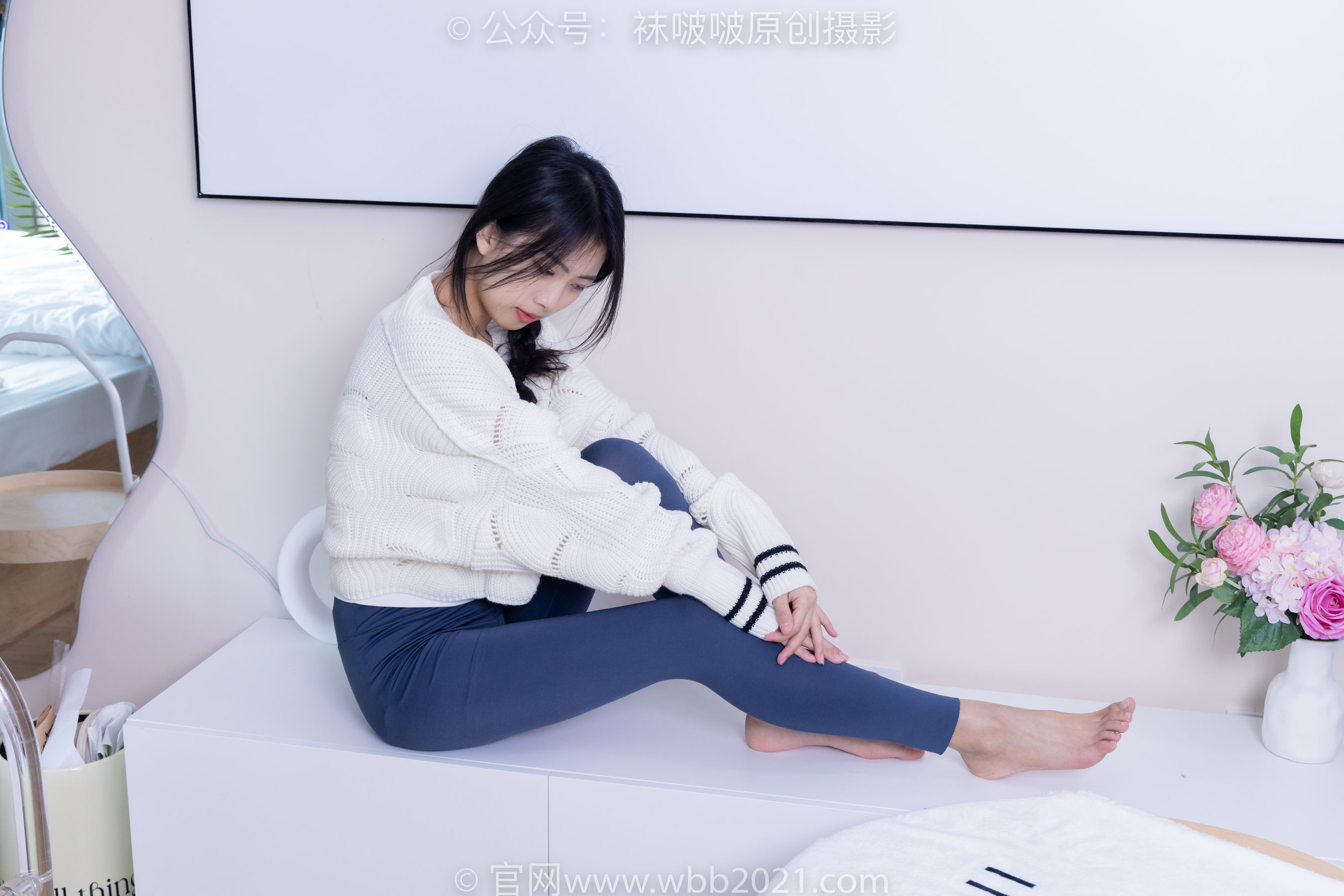 BoBoSocks袜啵啵 No.389 奶油 -长靴、高跟凉鞋、黑丝、瑜伽裤裤里丝