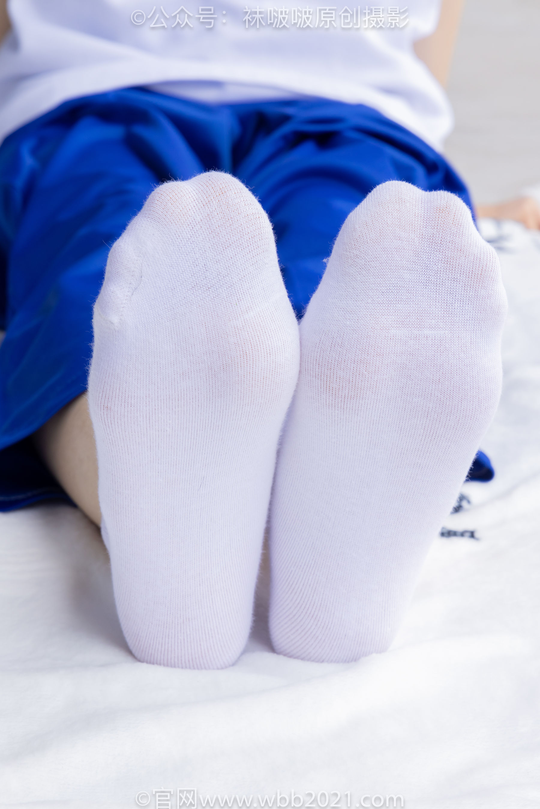 BoBoSocks袜啵啵 No.393 糯米 -板鞋、白棉袜、裸足、校服