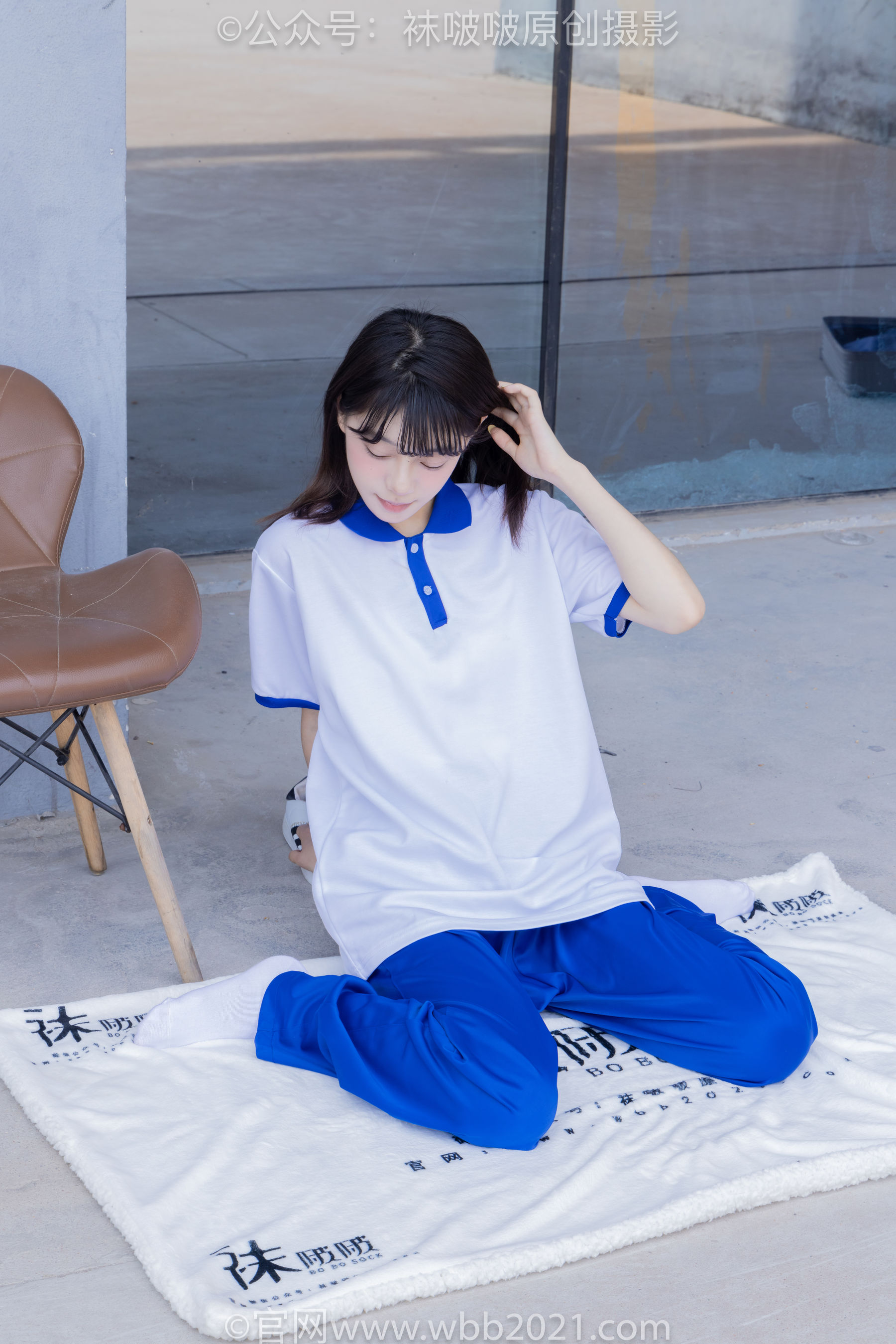 BoBoSocks袜啵啵 No.393 糯米 -板鞋、白棉袜、裸足、校服