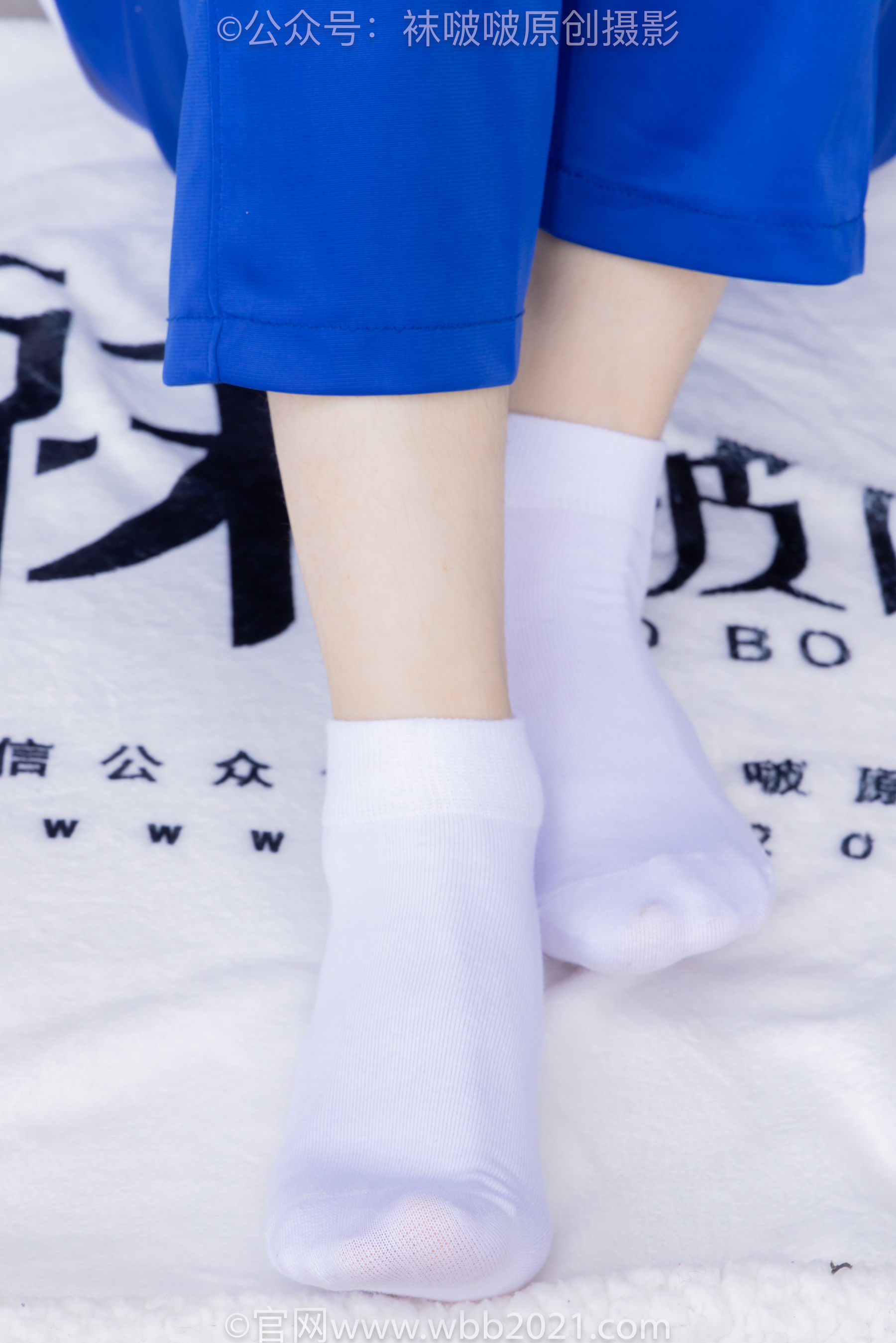 BoBoSocks袜啵啵 No.393 糯米 -板鞋、白棉袜、裸足、校服