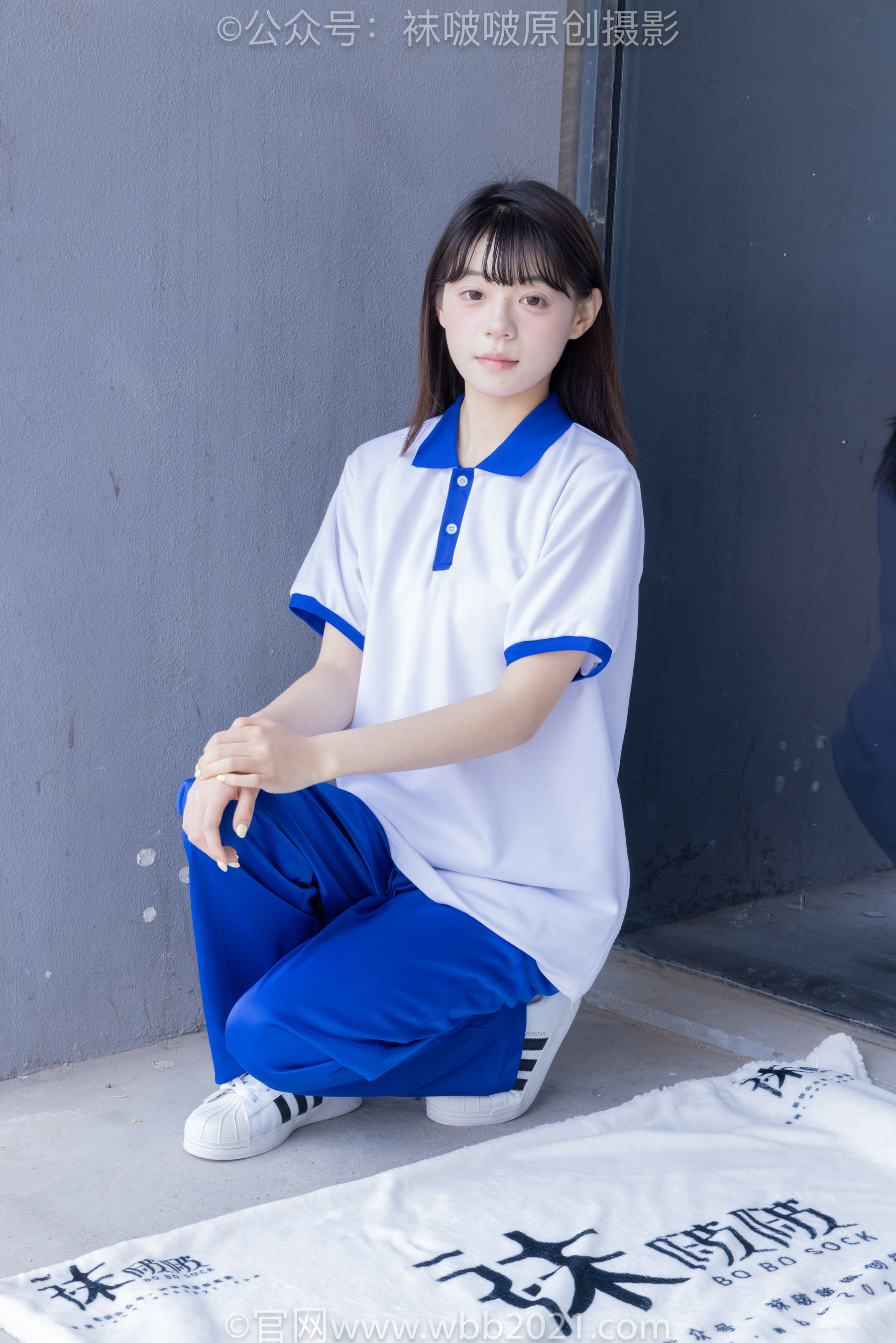 BoBoSocks袜啵啵 No.393 糯米 -板鞋、白棉袜、裸足、校服