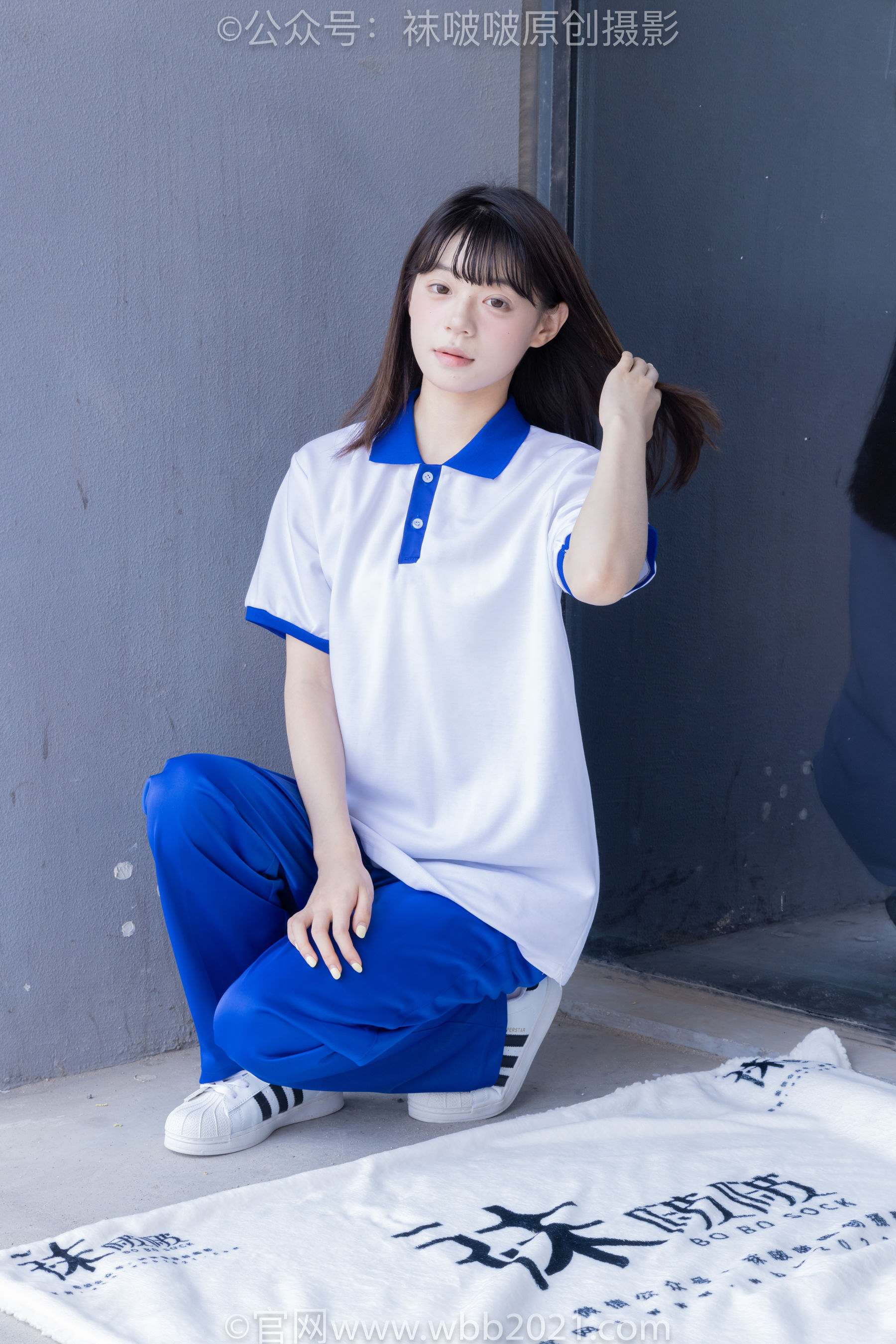 BoBoSocks袜啵啵 No.393 糯米 -板鞋、白棉袜、裸足、校服