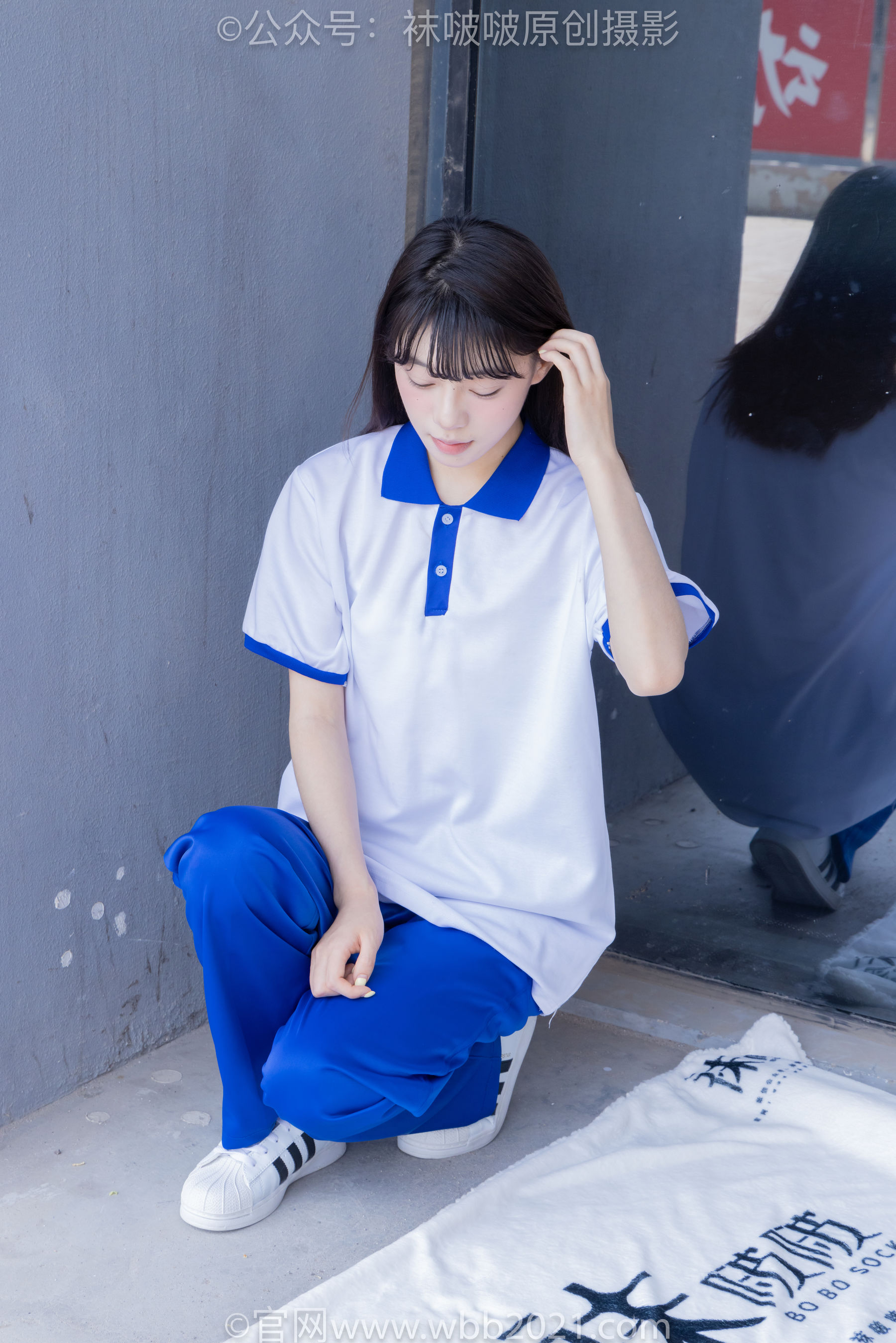 BoBoSocks袜啵啵 No.393 糯米 -板鞋、白棉袜、裸足、校服