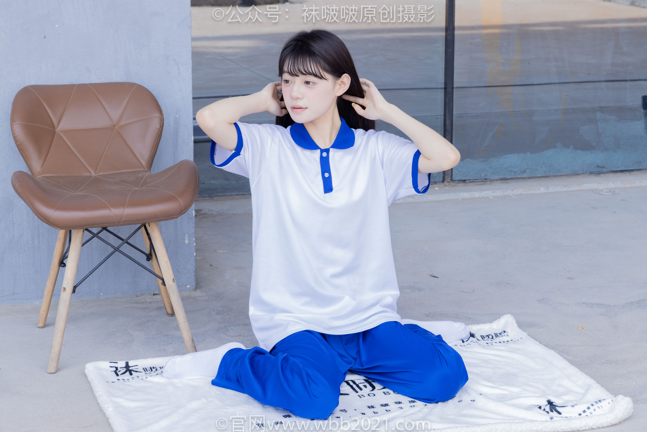 BoBoSocks袜啵啵 No.393 糯米 -板鞋、白棉袜、裸足、校服