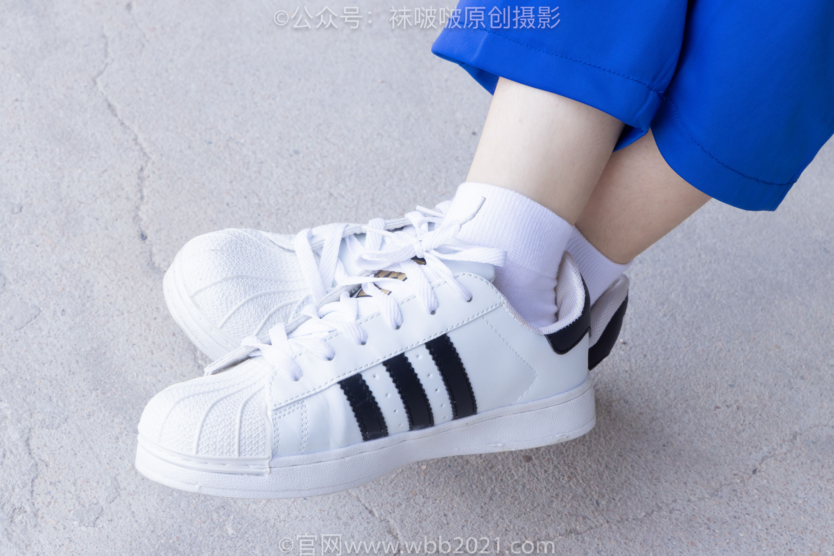 BoBoSocks袜啵啵 No.393 糯米 -板鞋、白棉袜、裸足、校服