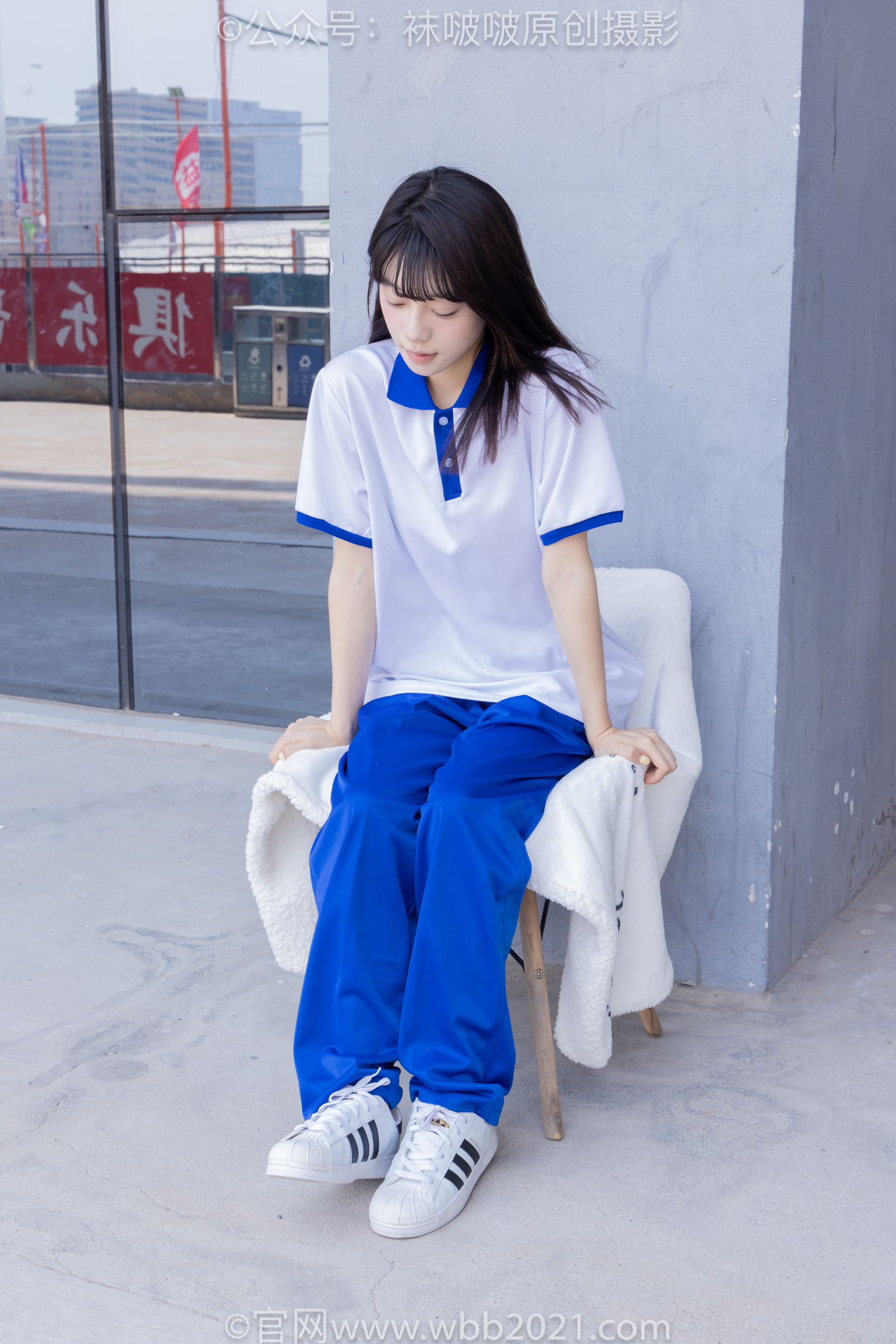 BoBoSocks袜啵啵 No.393 糯米 -板鞋、白棉袜、裸足、校服